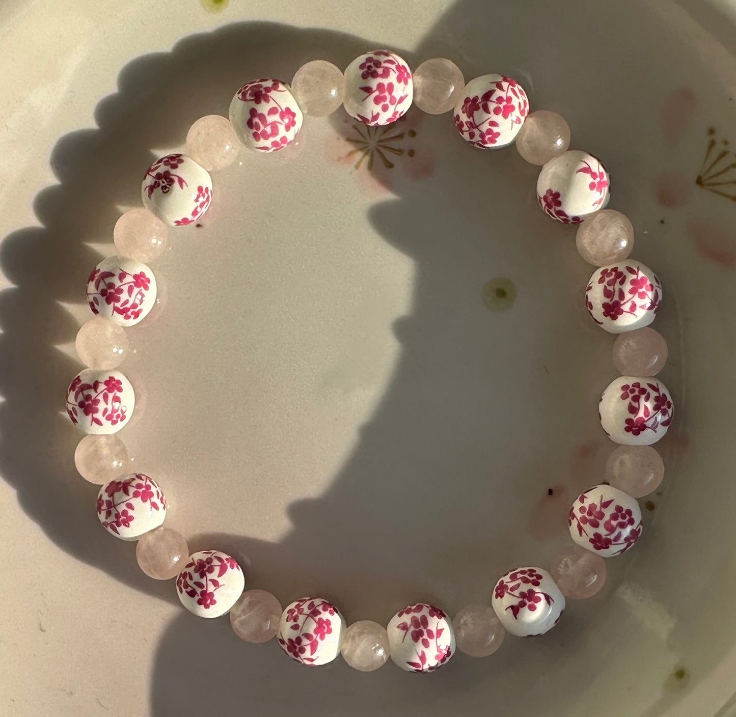 Flower Love Beaded Bracelet