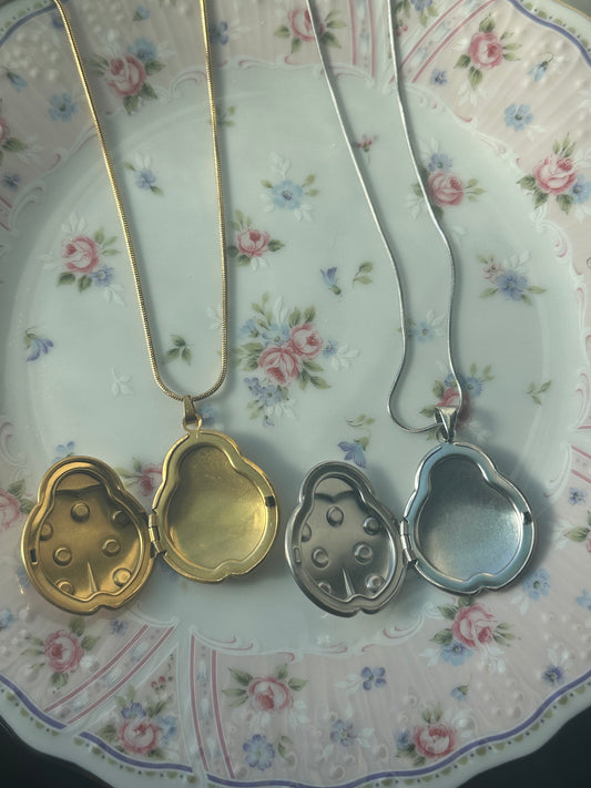 Love Bug Locket Necklace