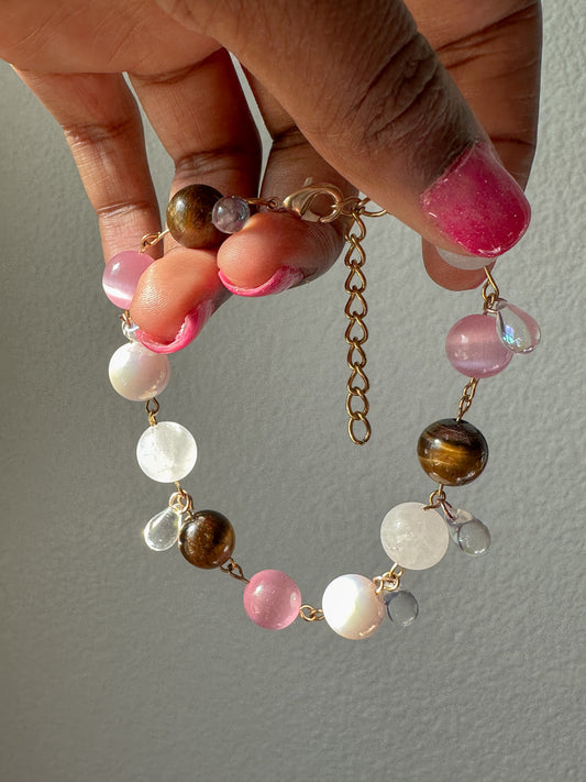 Summer Showers Wire Bracelet
