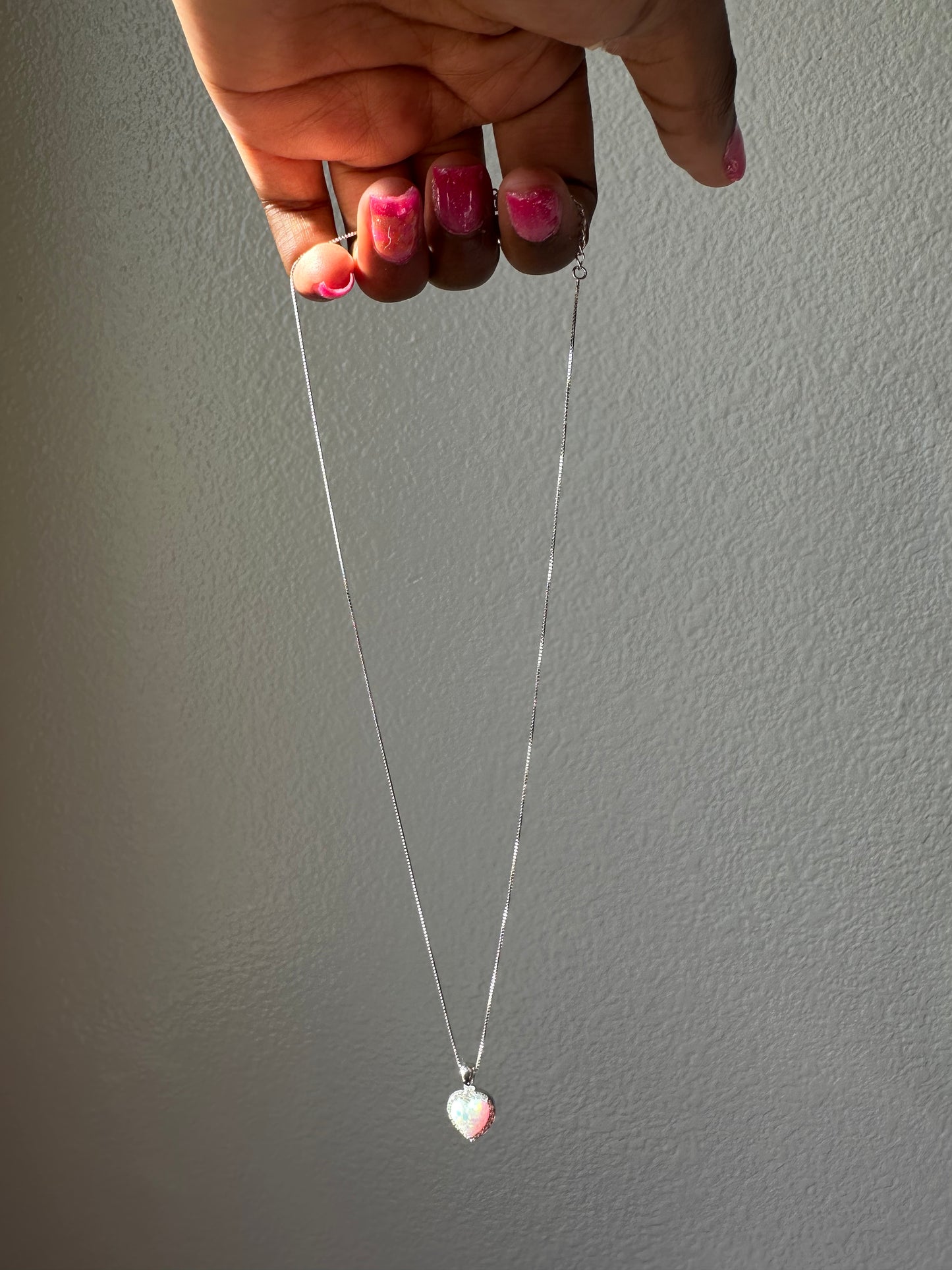 Heart of Opal Necklace