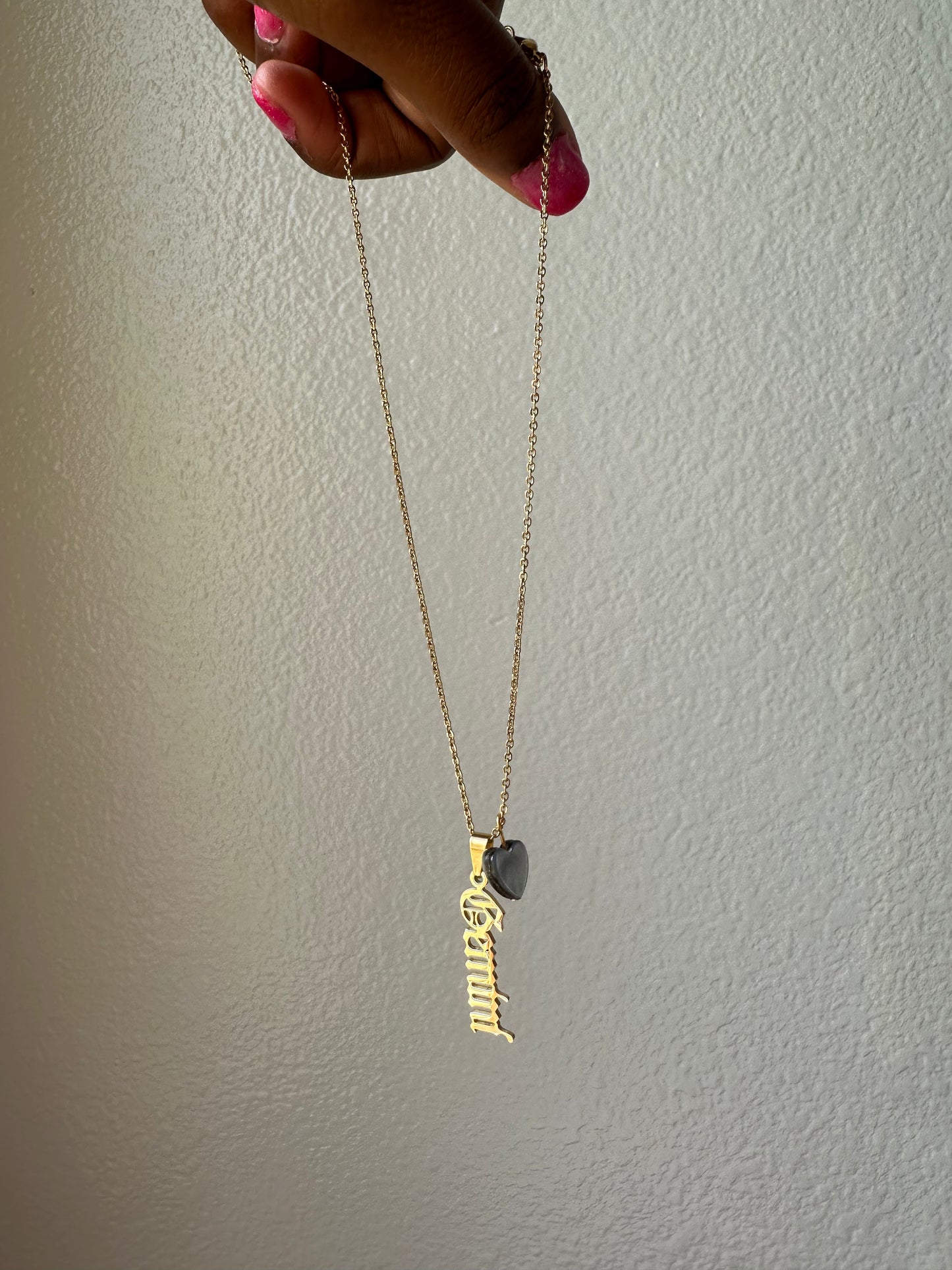 Custom Zodiac Shell Pendant Necklace