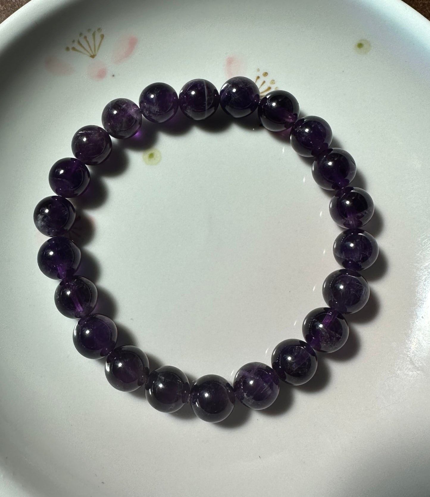 Shining Amethyst Gemstone Bracelet