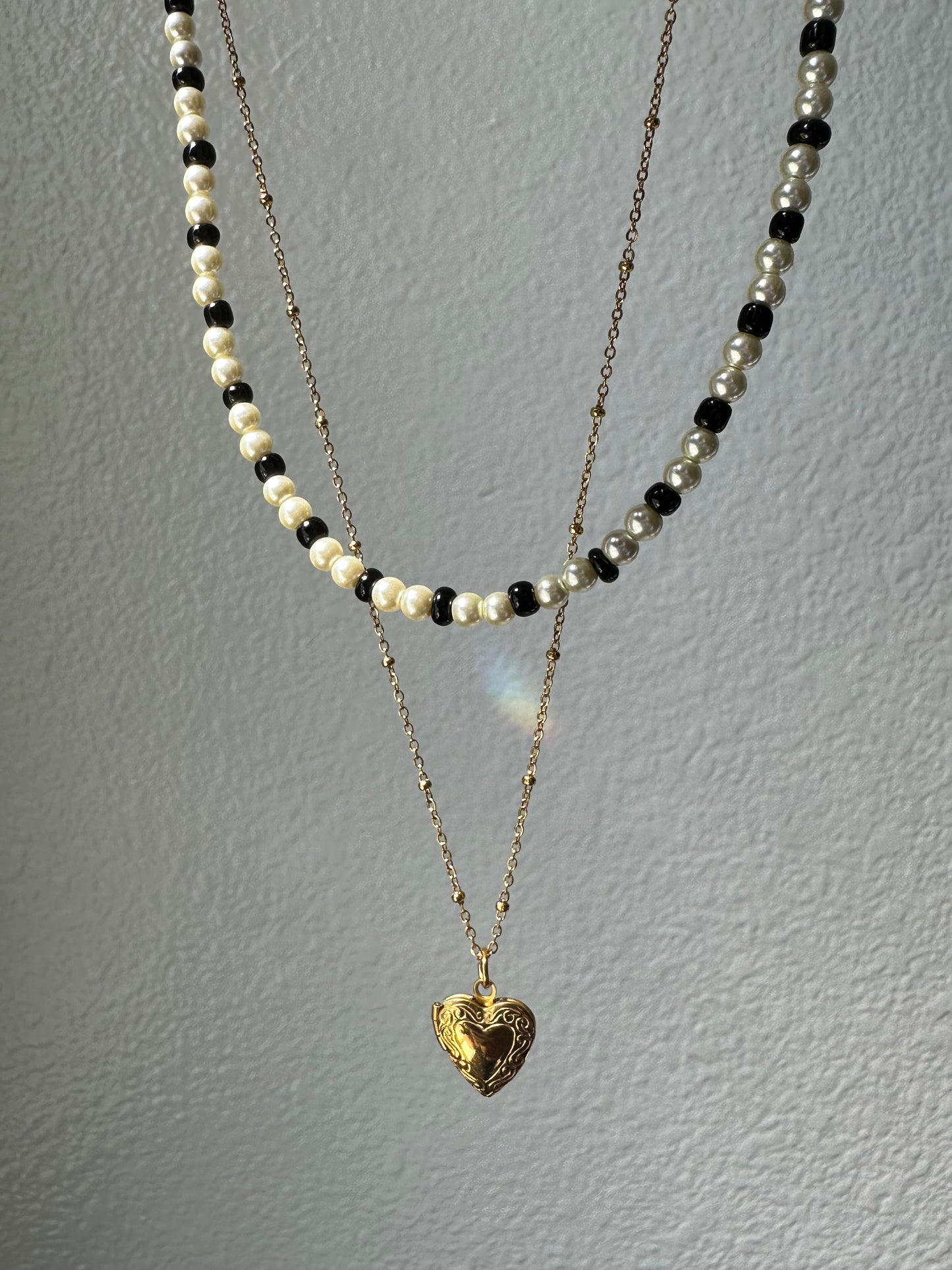 Pearl and Locket Set
