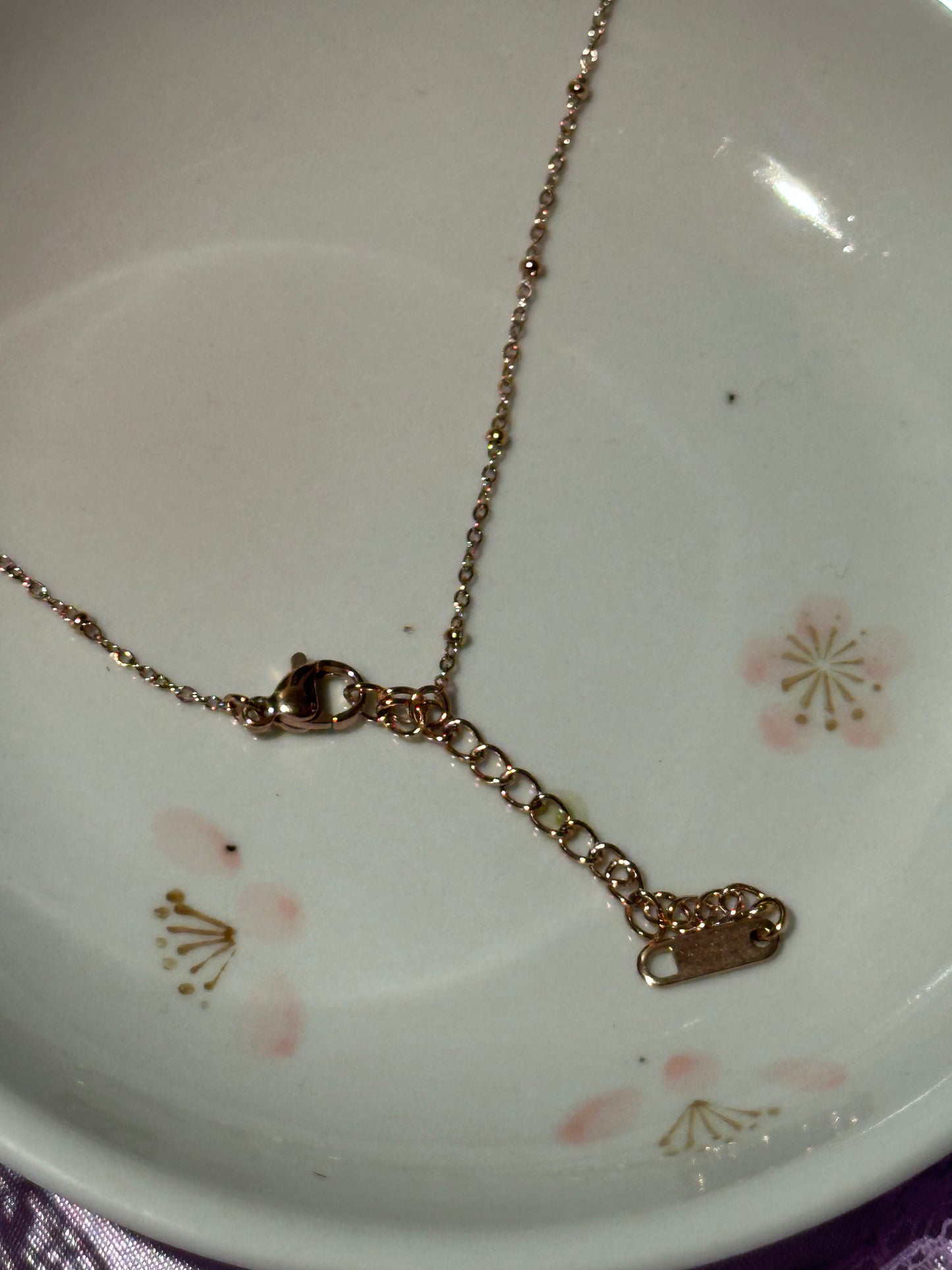 Bow Engraved Locket Necklaces