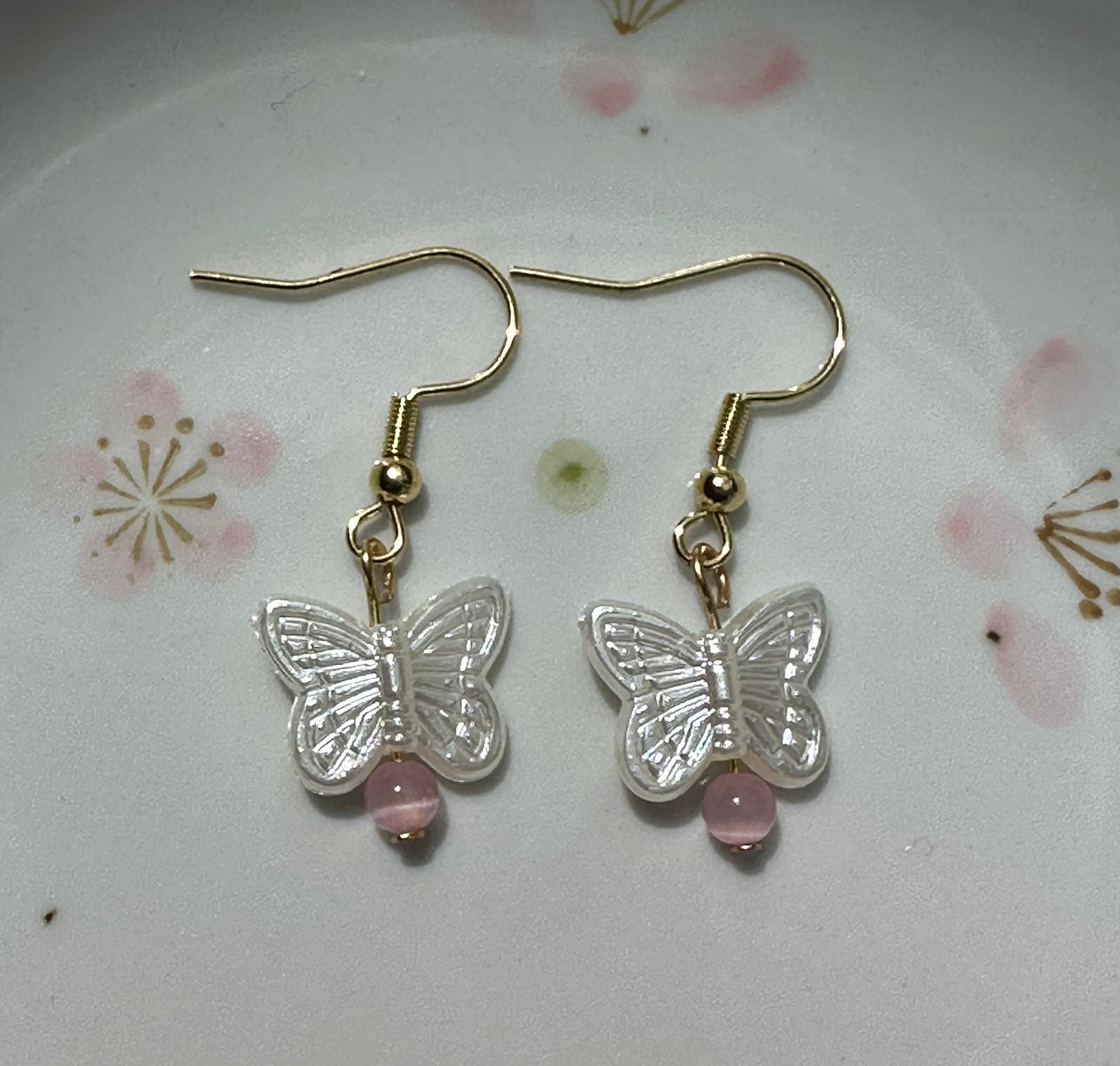 Butterfly Cats-Eye Earrings