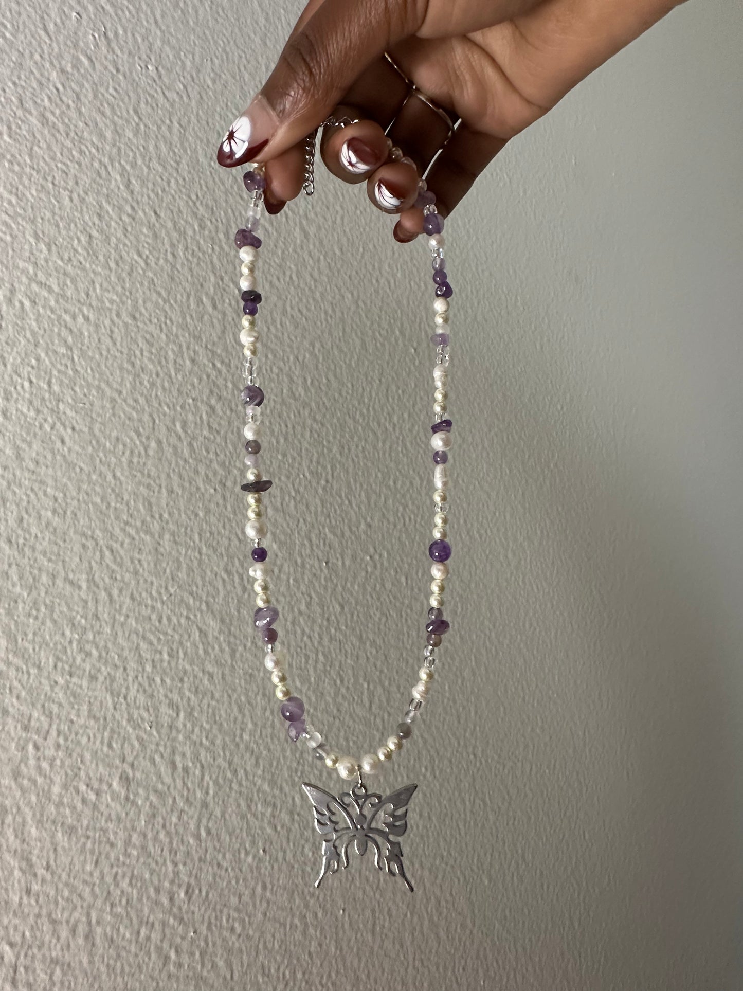 Butterfly Crystal Necklace