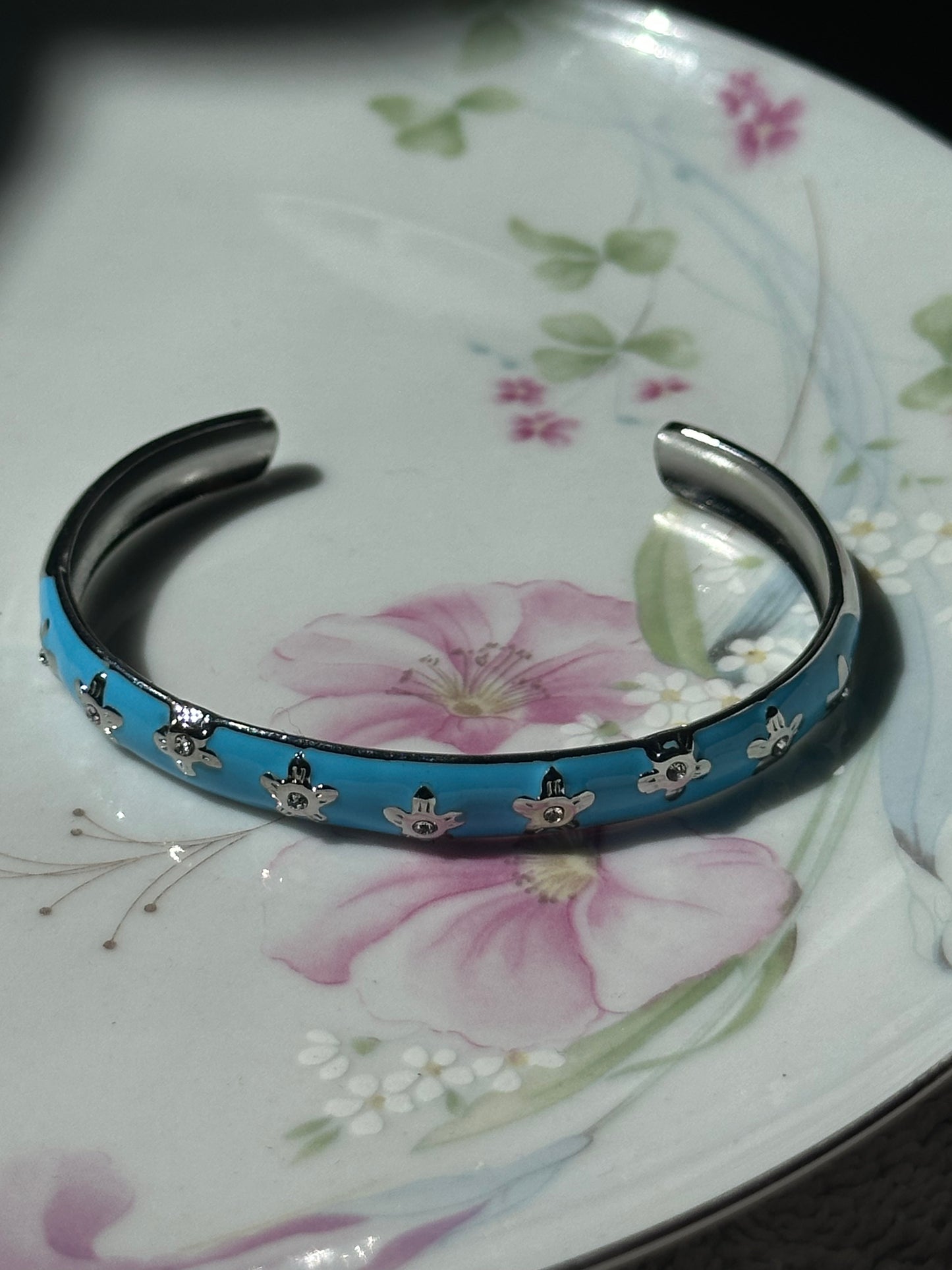 Summer Sparkles Open Bangle Bracelets