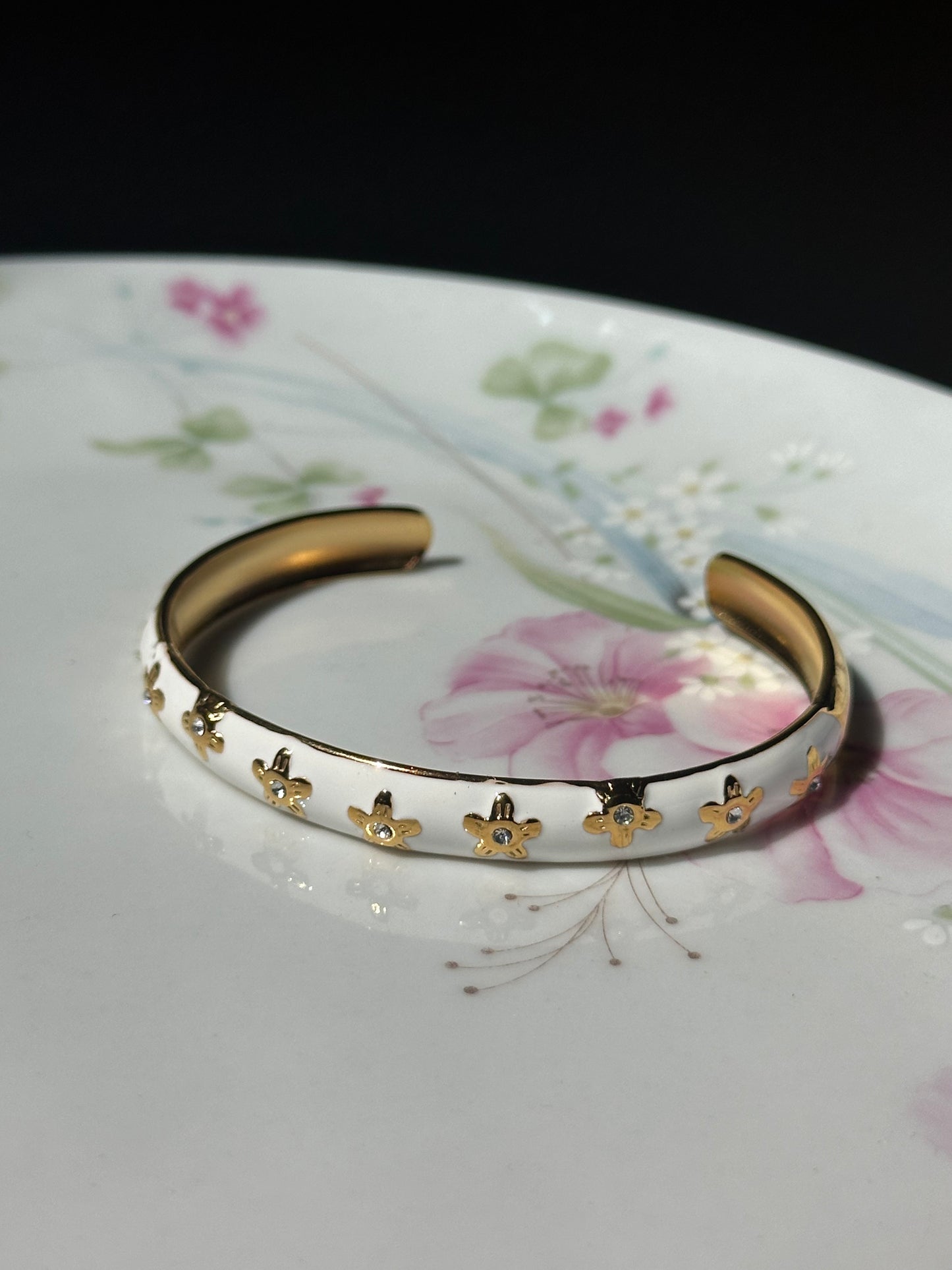 Summer Sparkles Open Bangle Bracelets