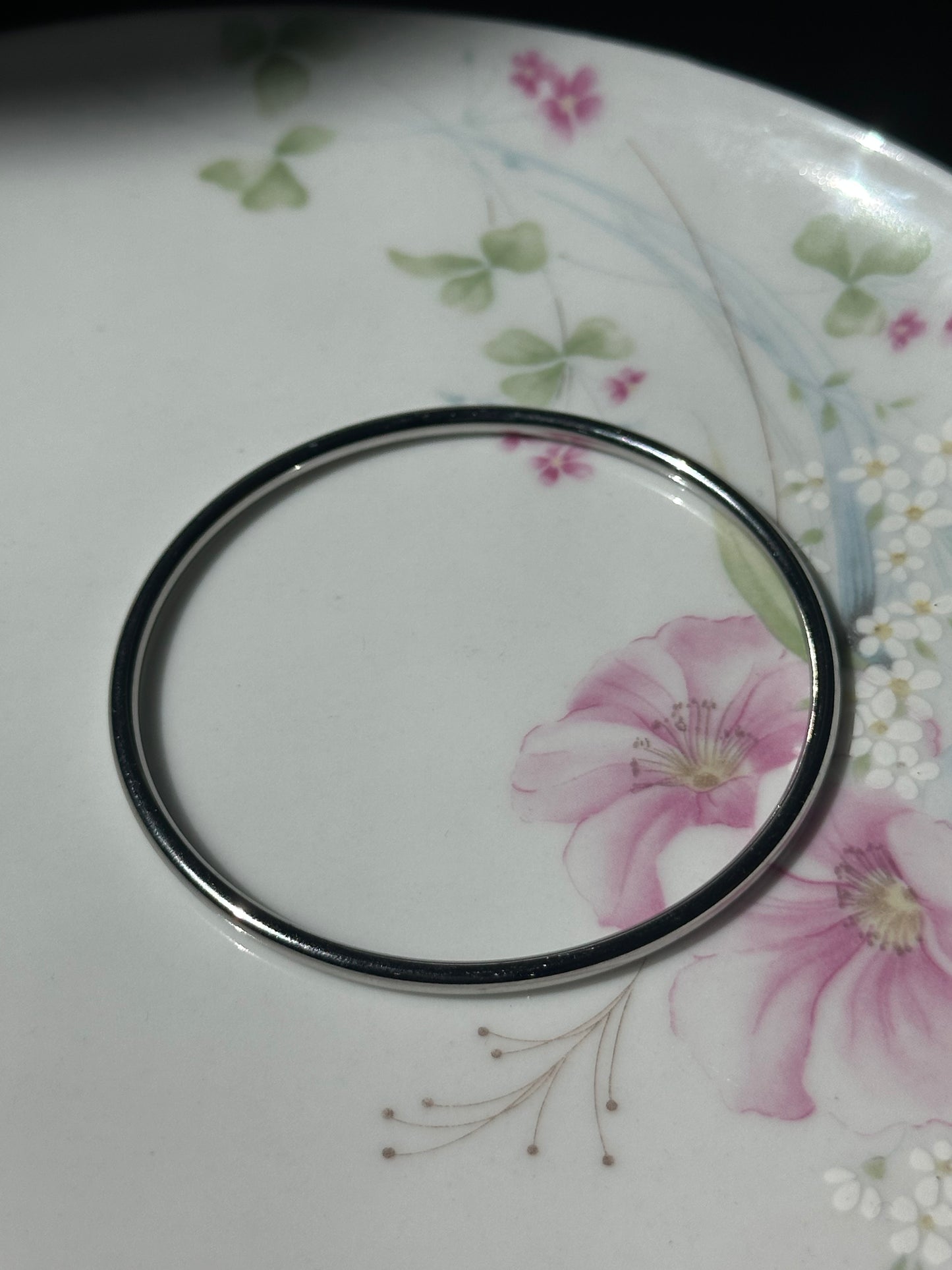 Simple Round Open Bangle Bracelets