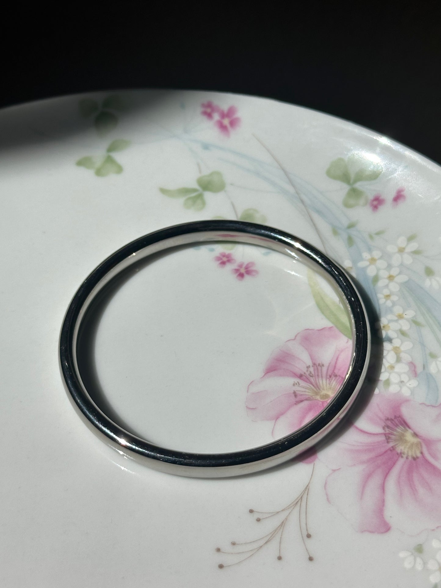 Simple Round Open Bangle Bracelets