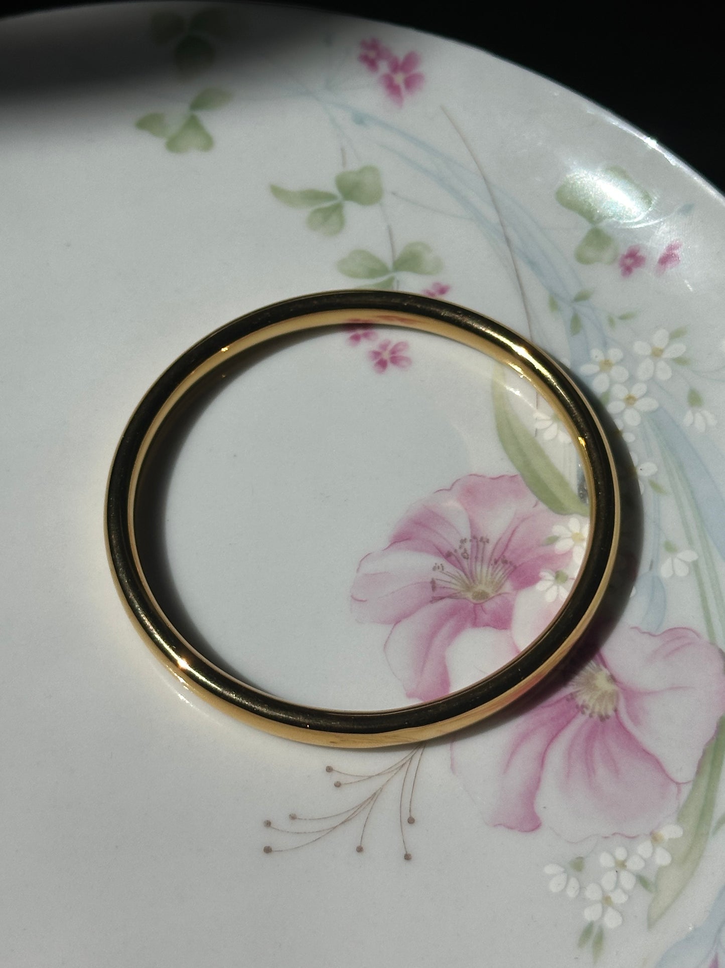 Simple Round Open Bangle Bracelets