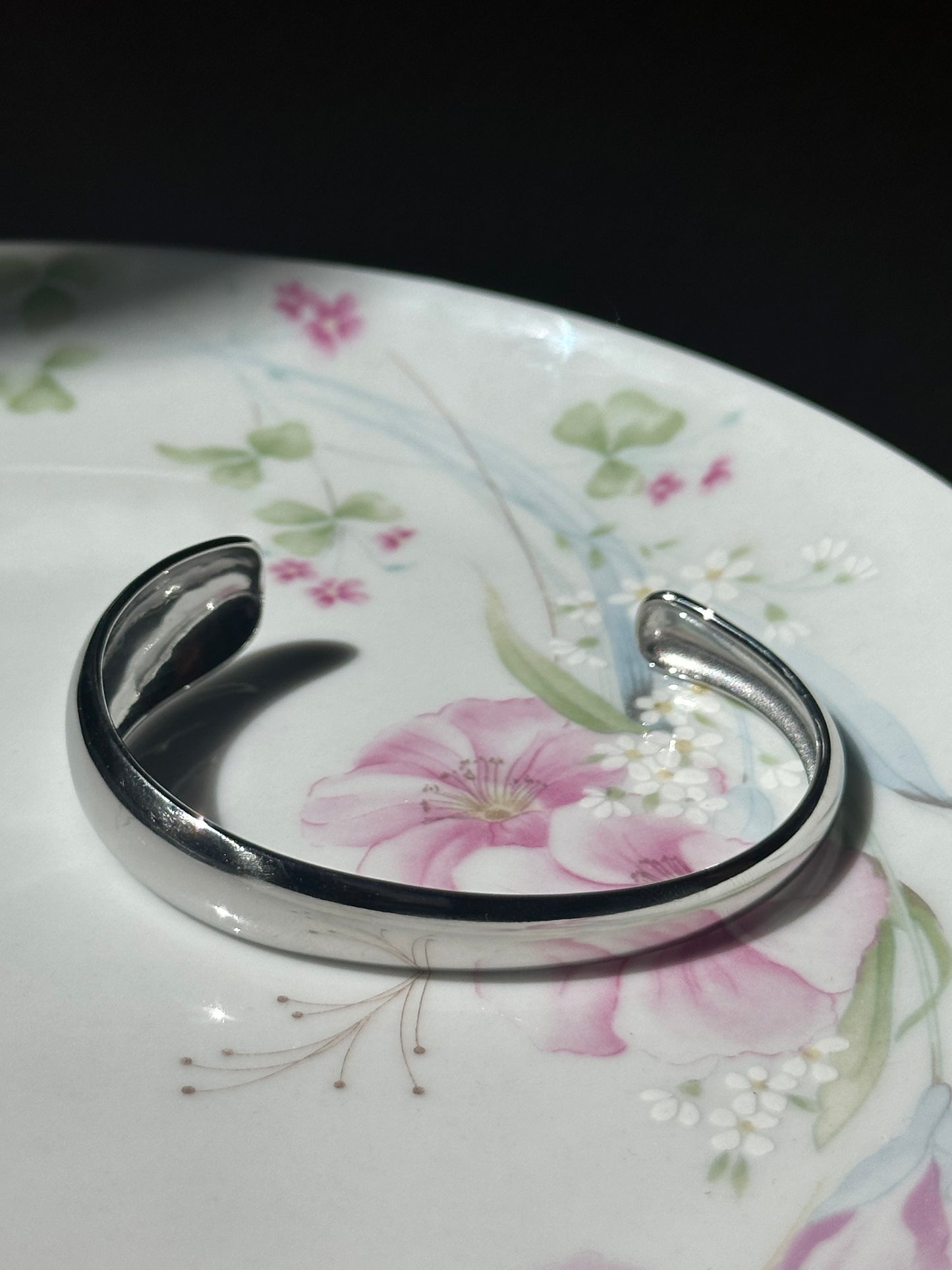 Chunky Open Bangle Bracelet
