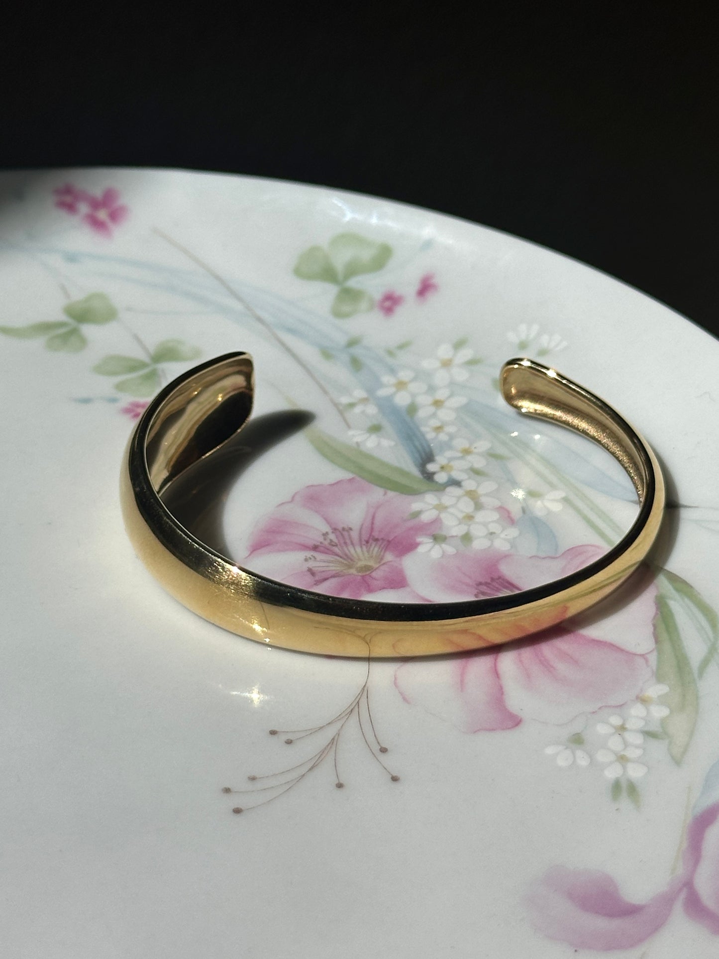 Chunky Open Bangle Bracelet