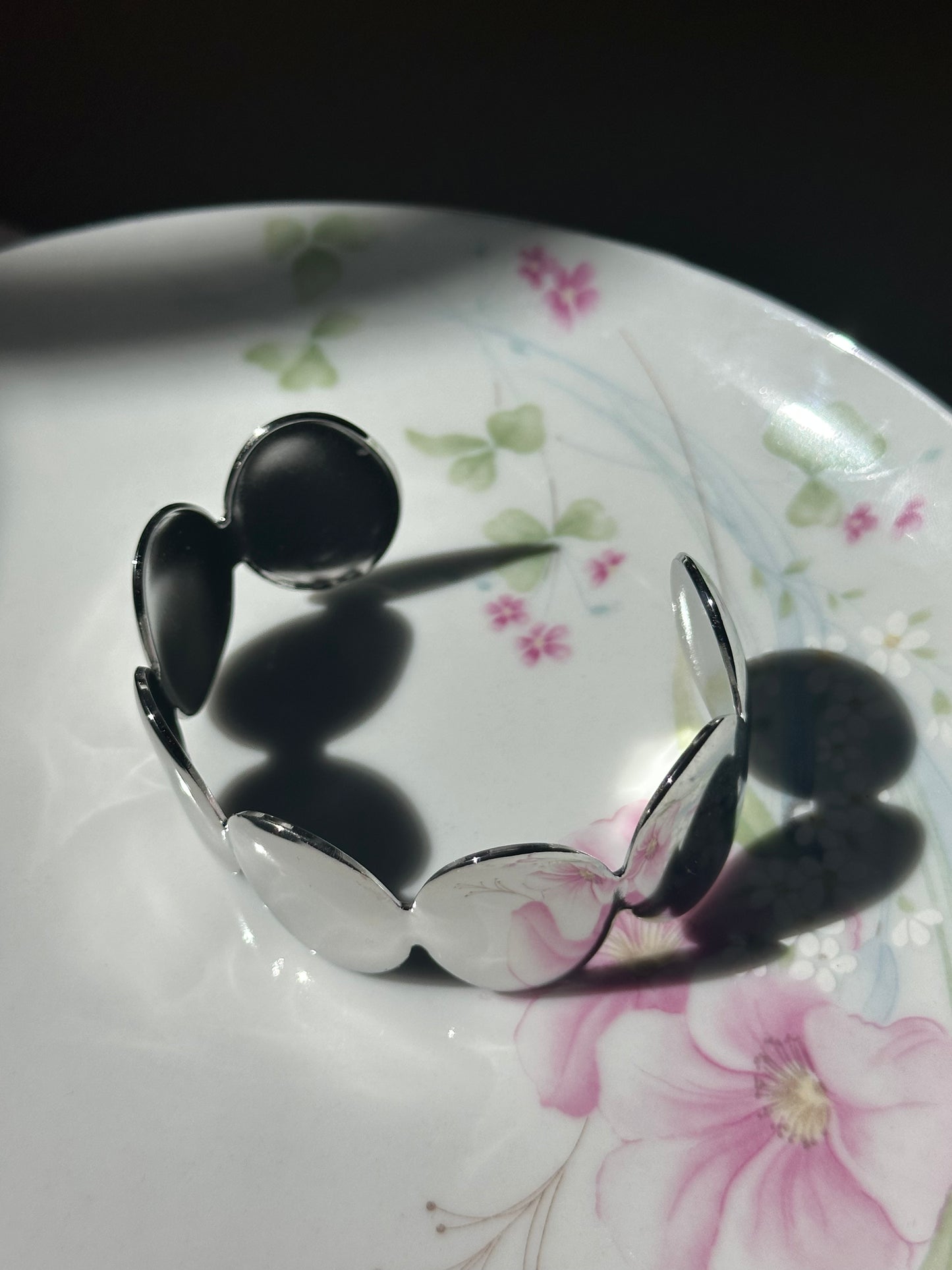 Circle Open Bangle Bracelet
