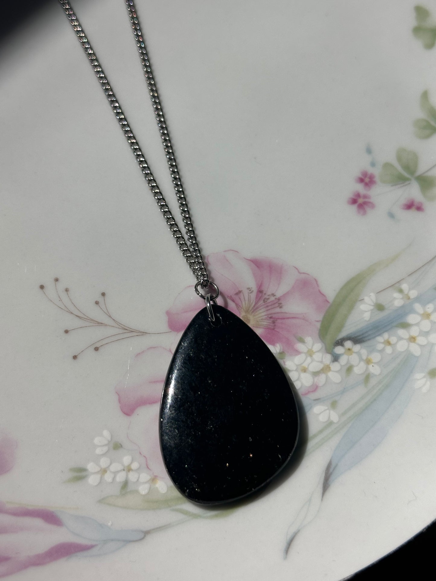 Black Stone Necklace