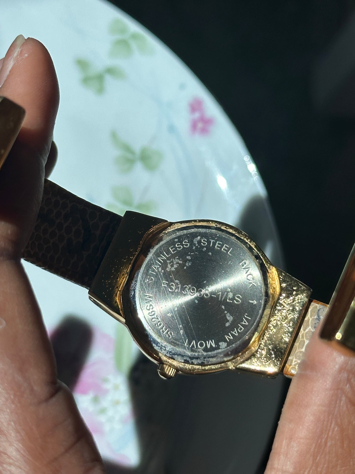 Gold Sparkly Watch