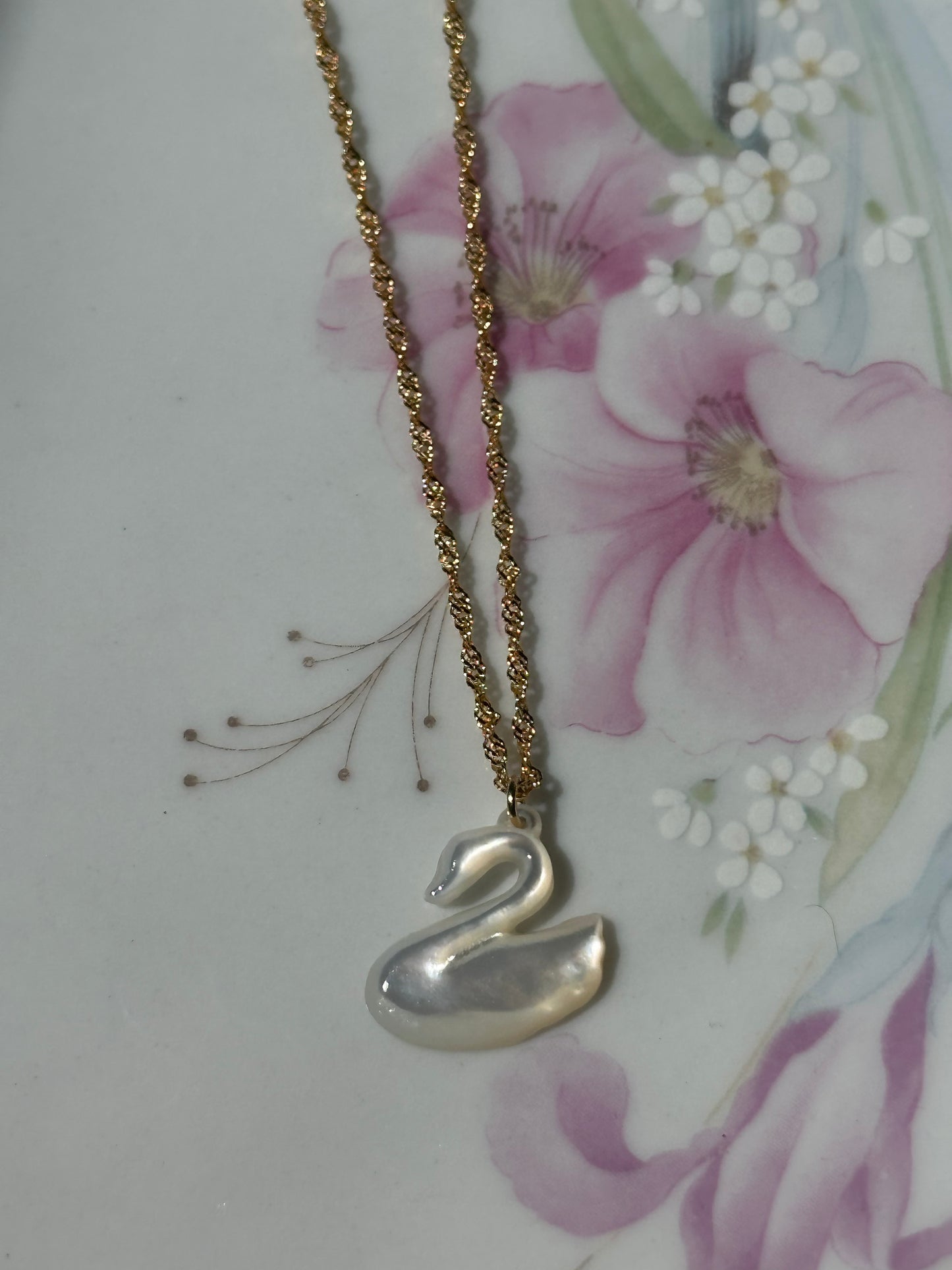 Summer Swan Necklace