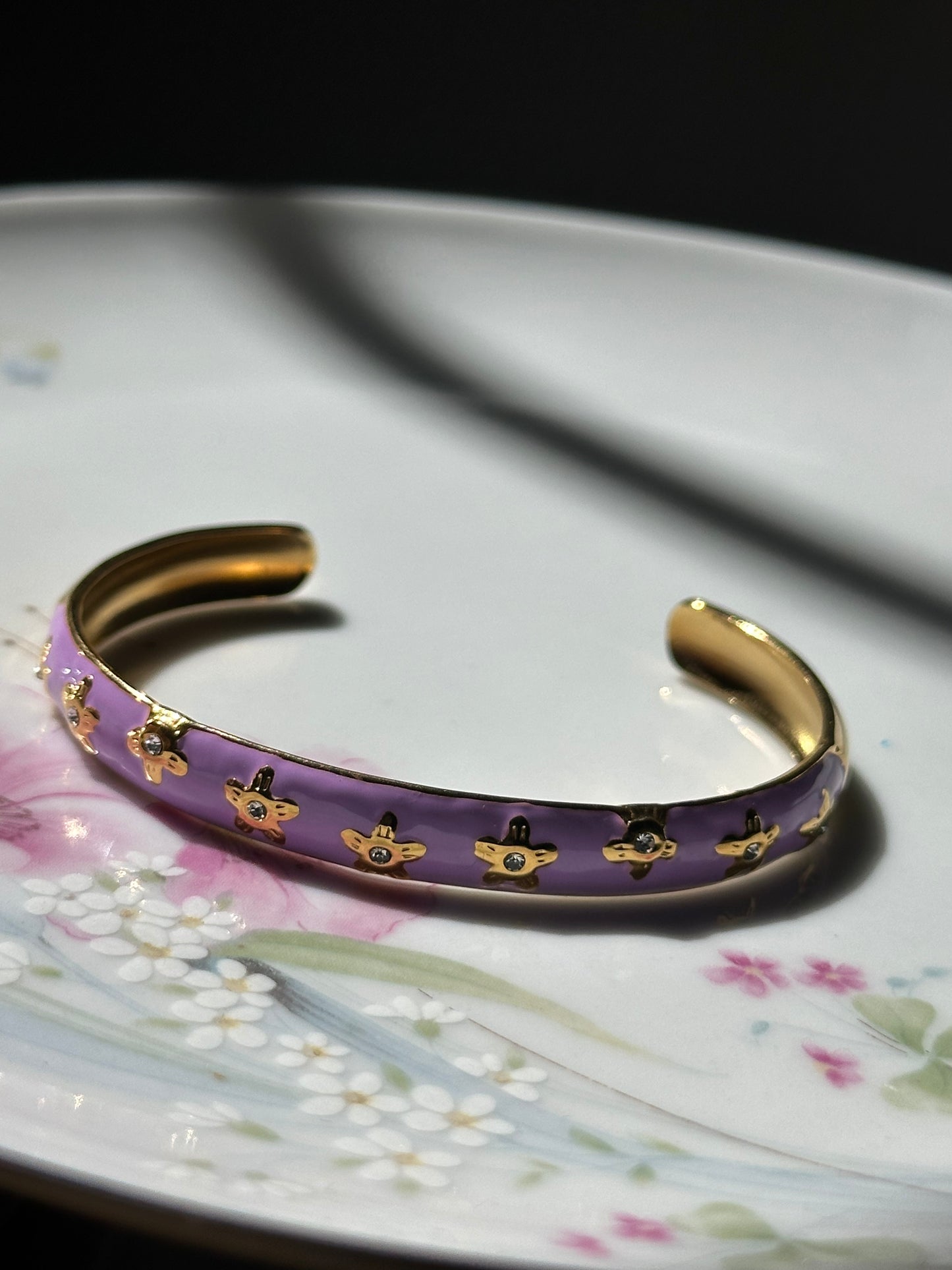 Summer Sparkles Open Bangle Bracelets