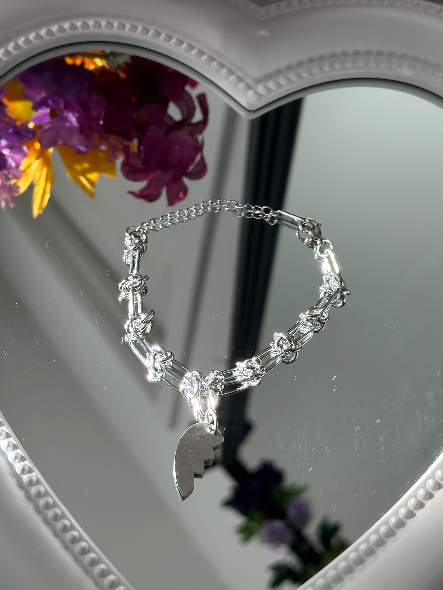 Piece of My Heart Couples Bracelet Set