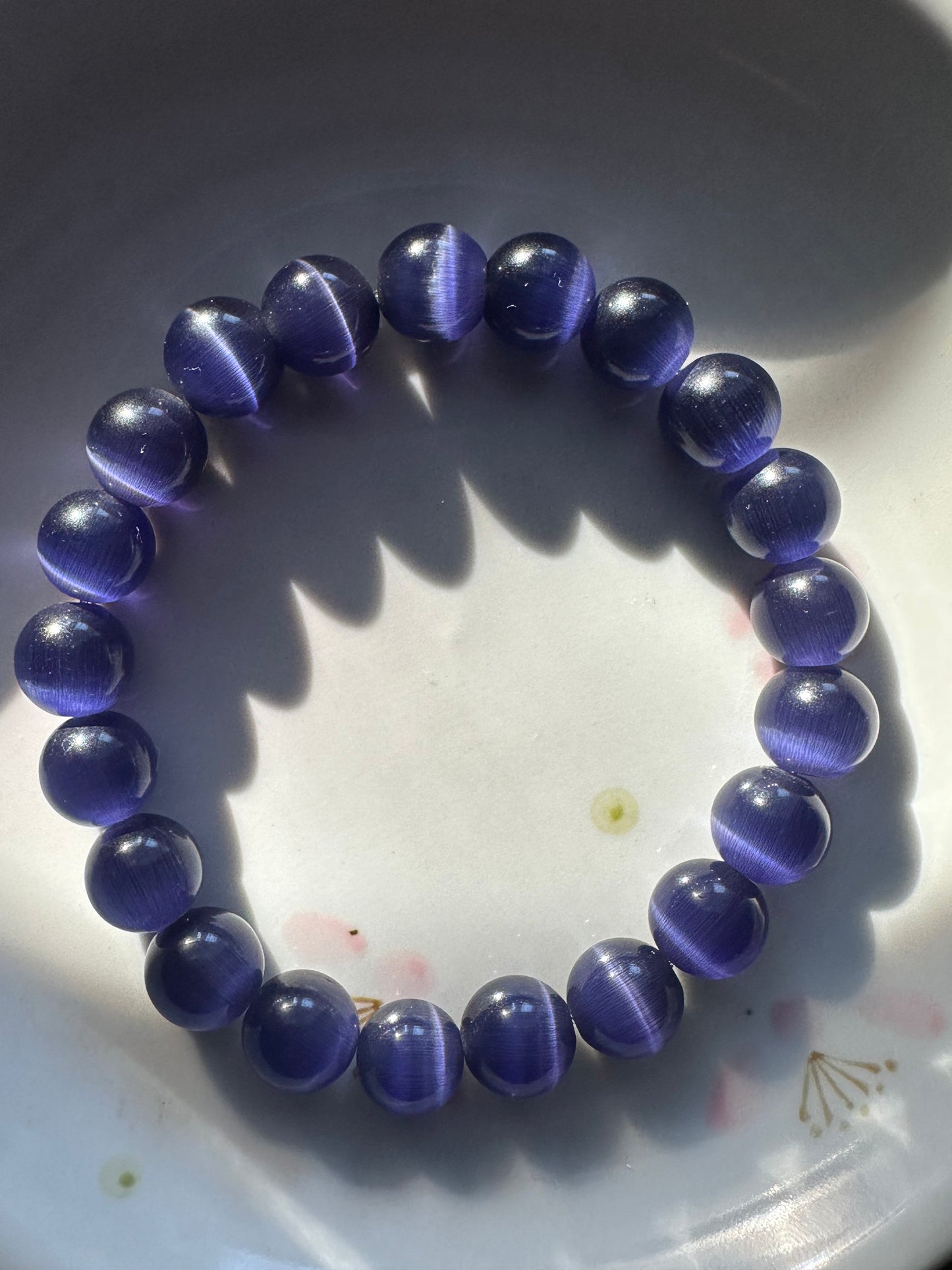 The Purple Cat Eye Bracelet