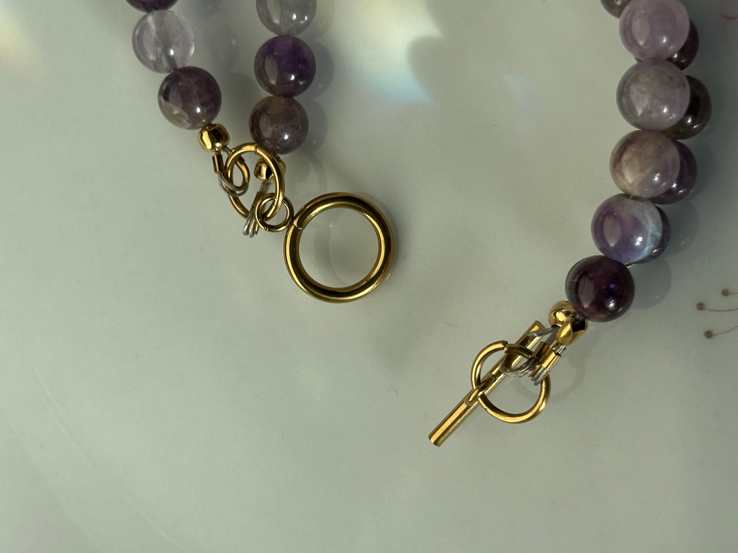 Amethyst Beaded Watch