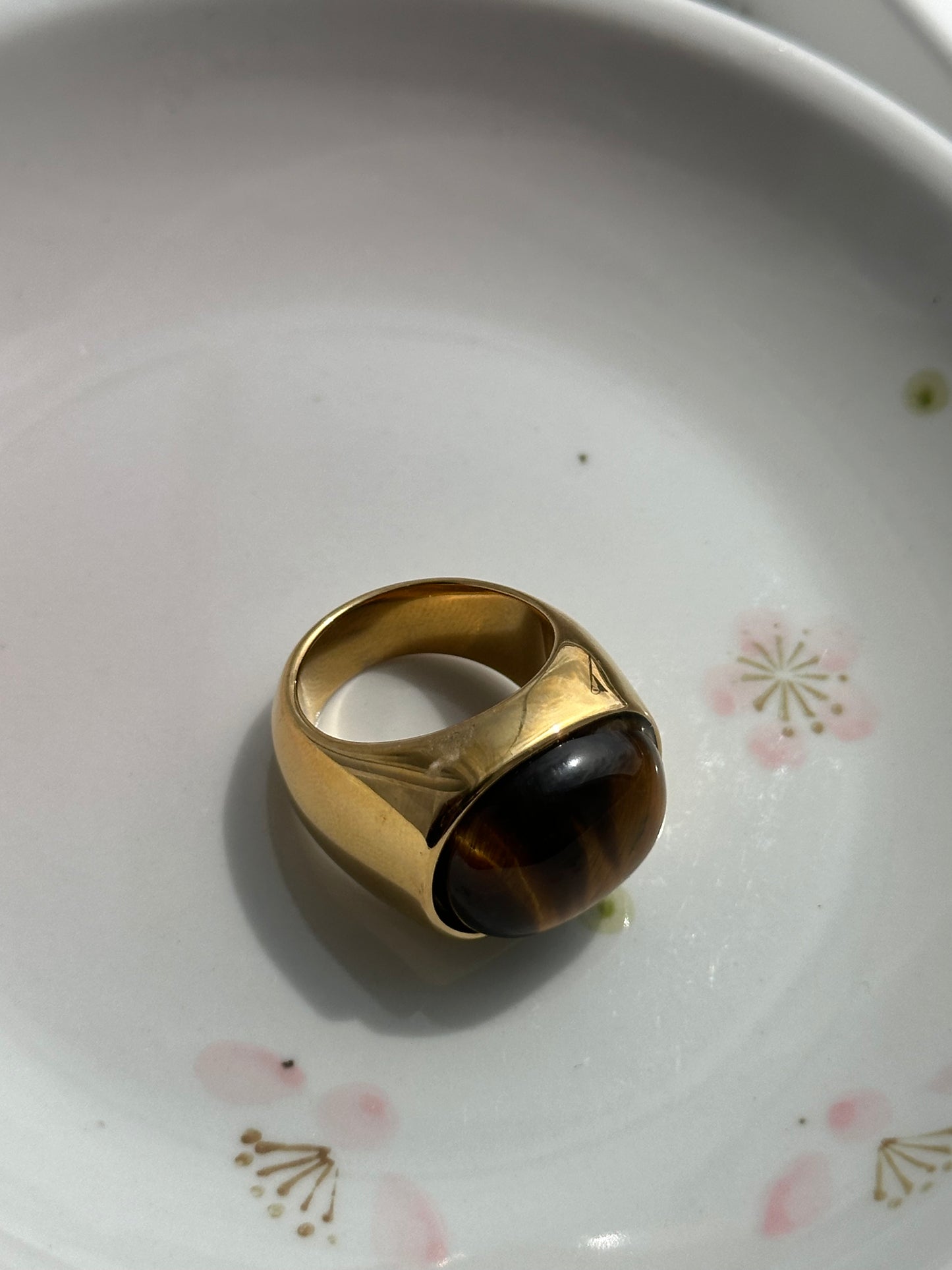 Chunky Tiger's Eye Ring