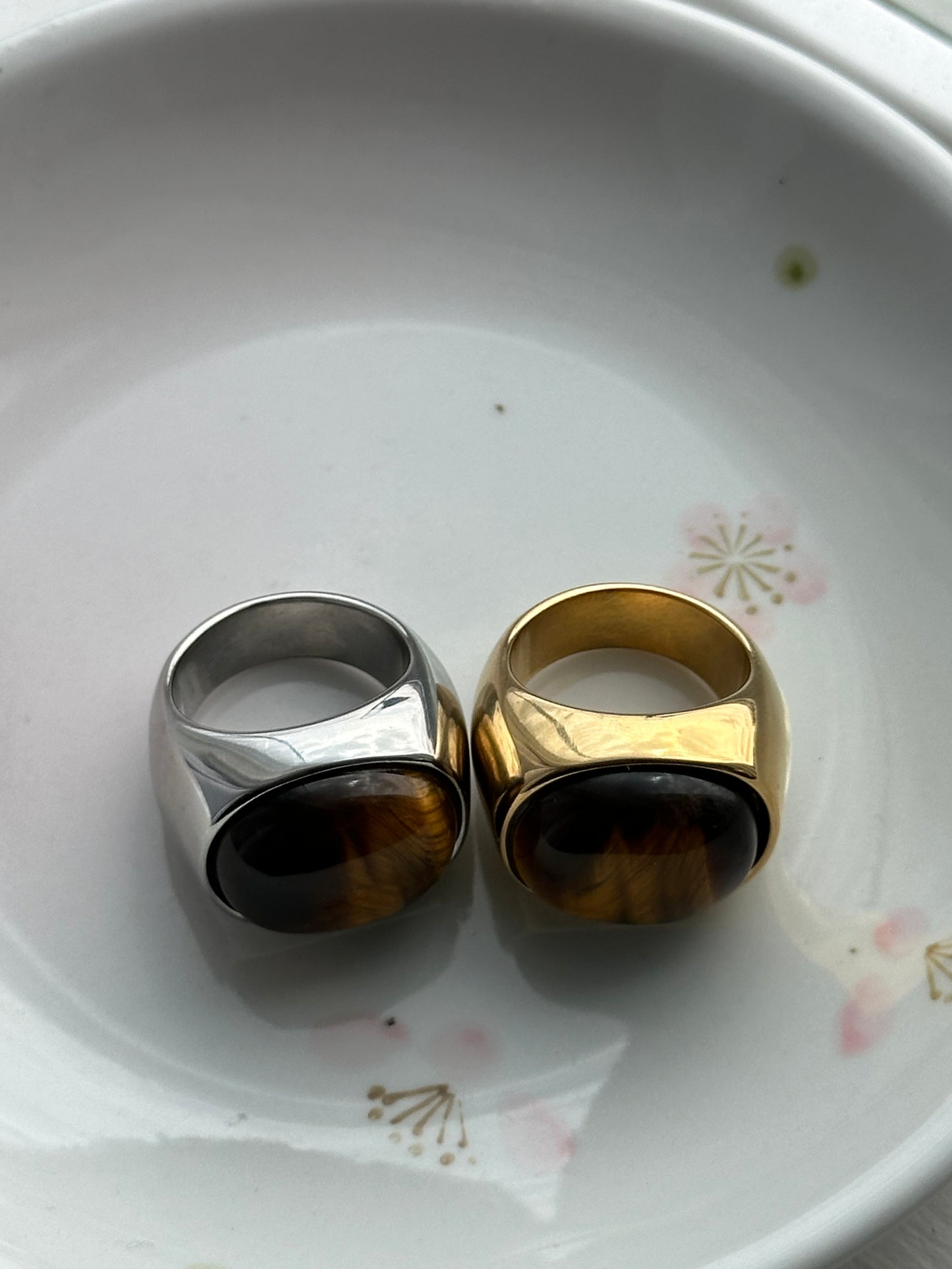 Chunky Tiger's Eye Ring
