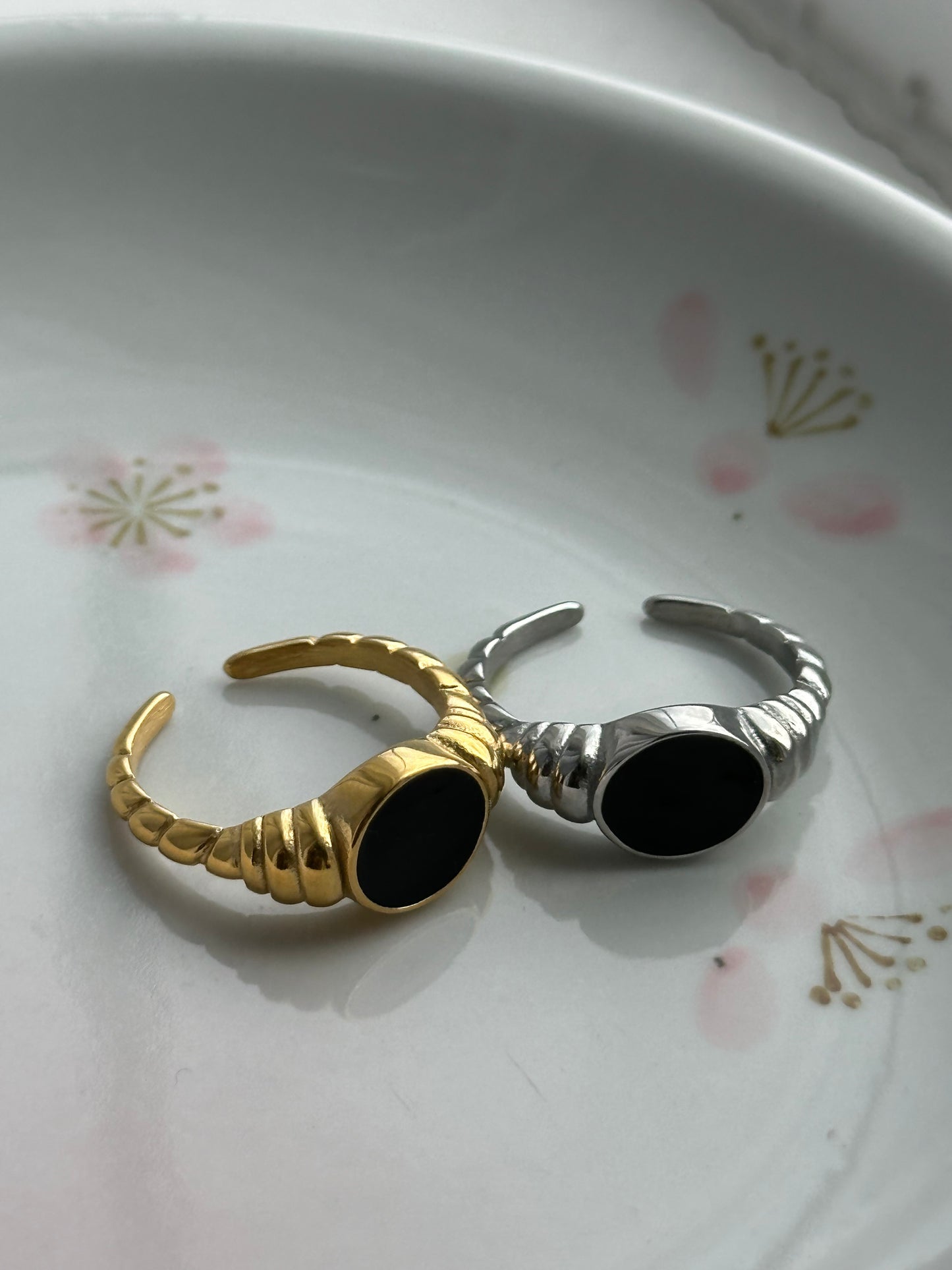 Black Stone Ring