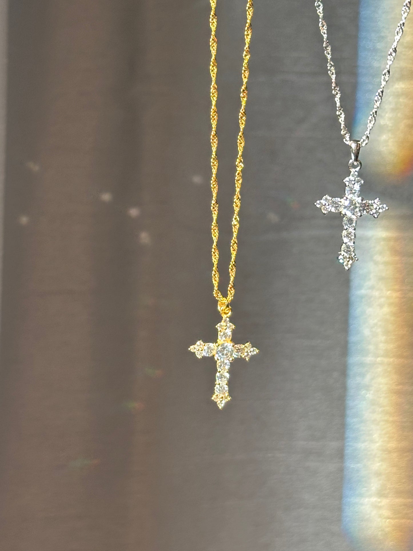 The Shining Cross Necklace