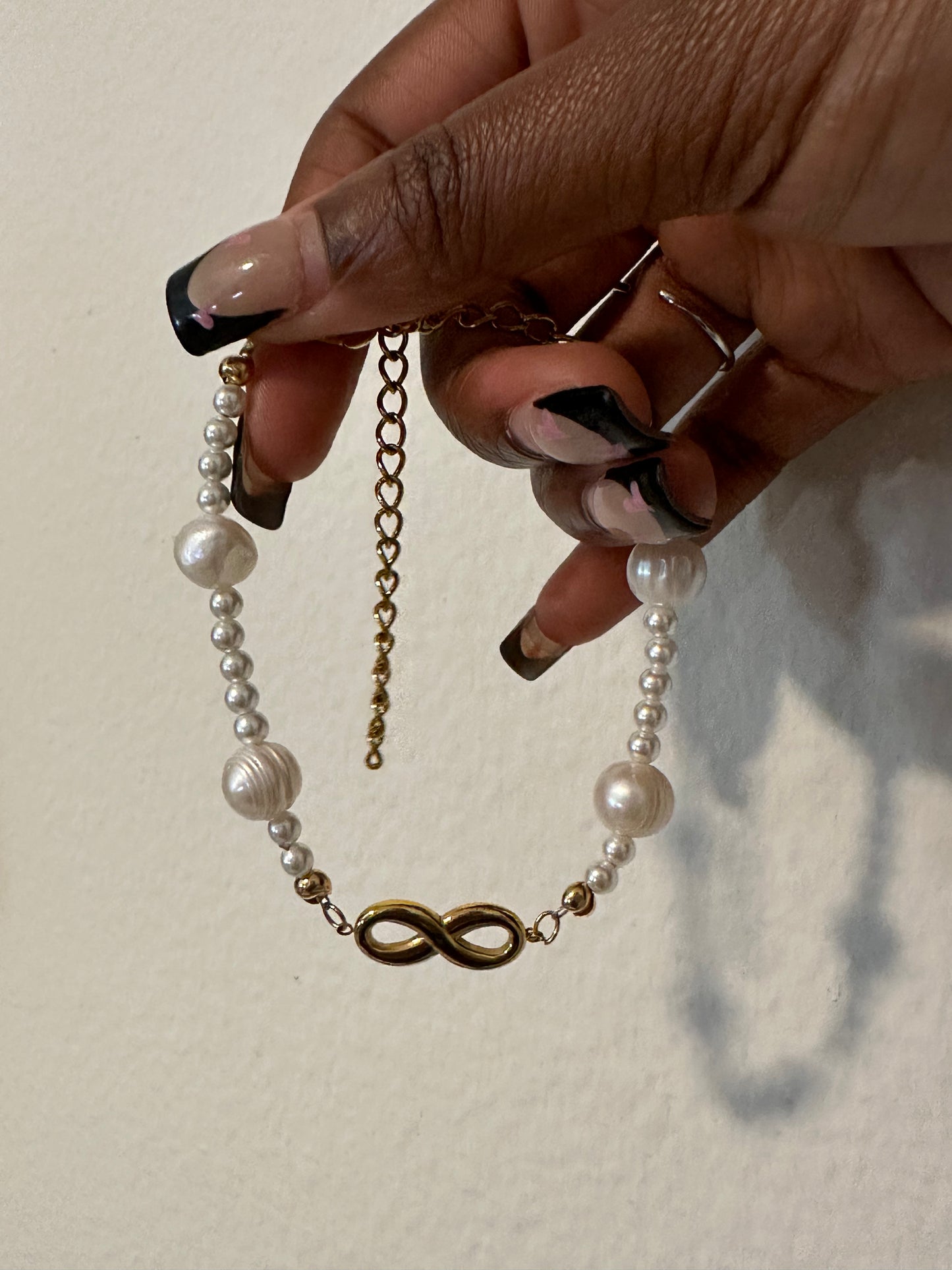 Infinity Pearl Bracelet