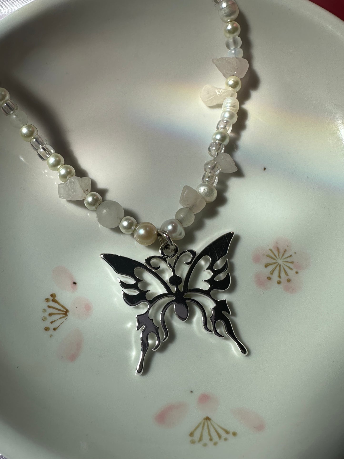 Butterfly Crystal Necklace