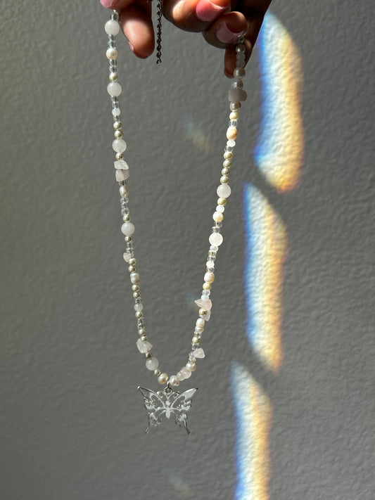 Butterfly Crystal Necklace
