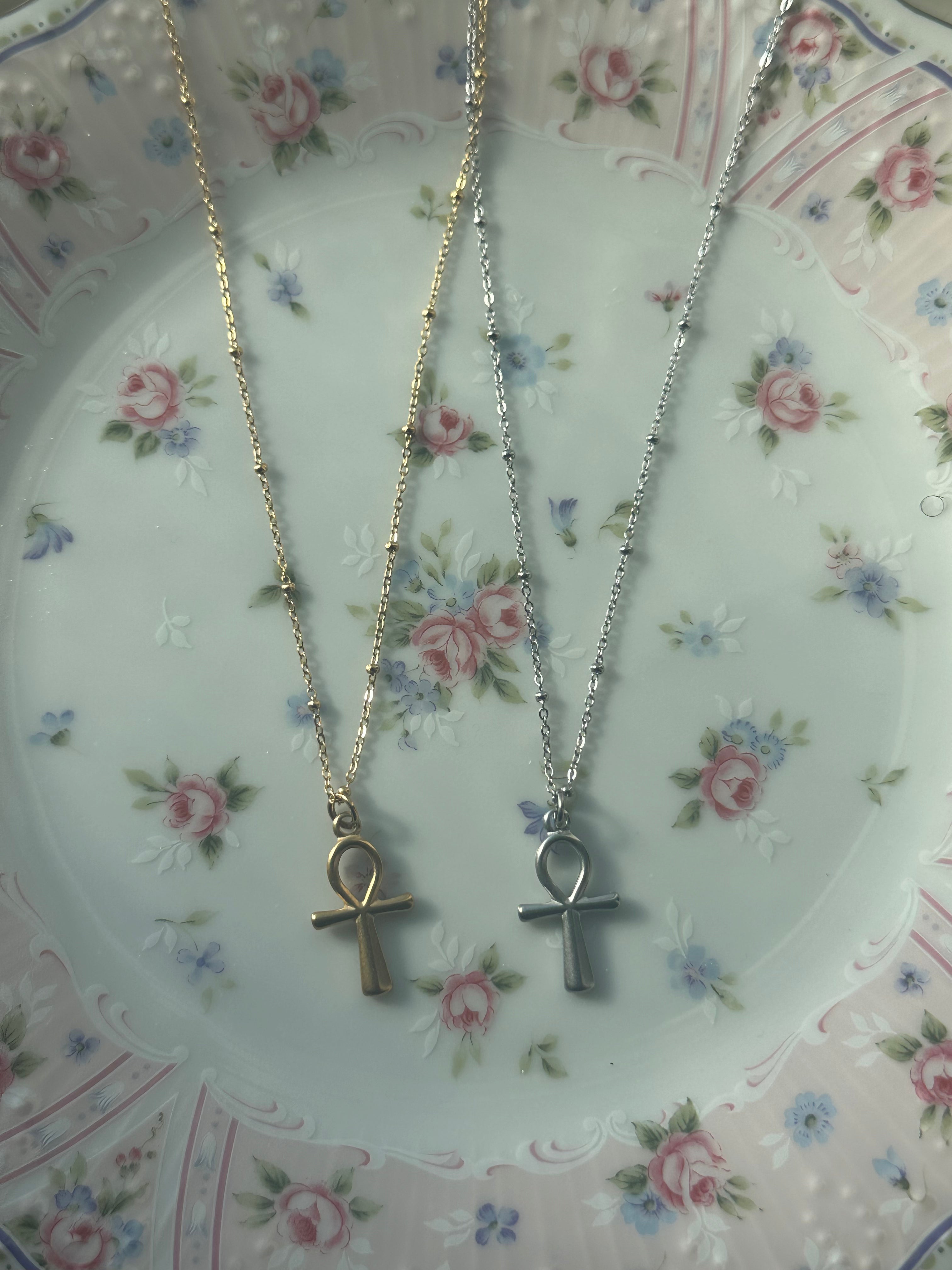 Ankh Charm Necklace