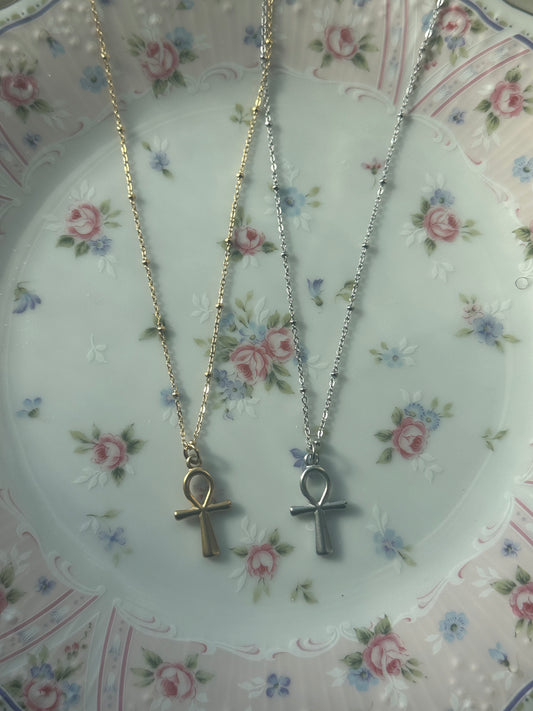 Ankh Charm Necklace
