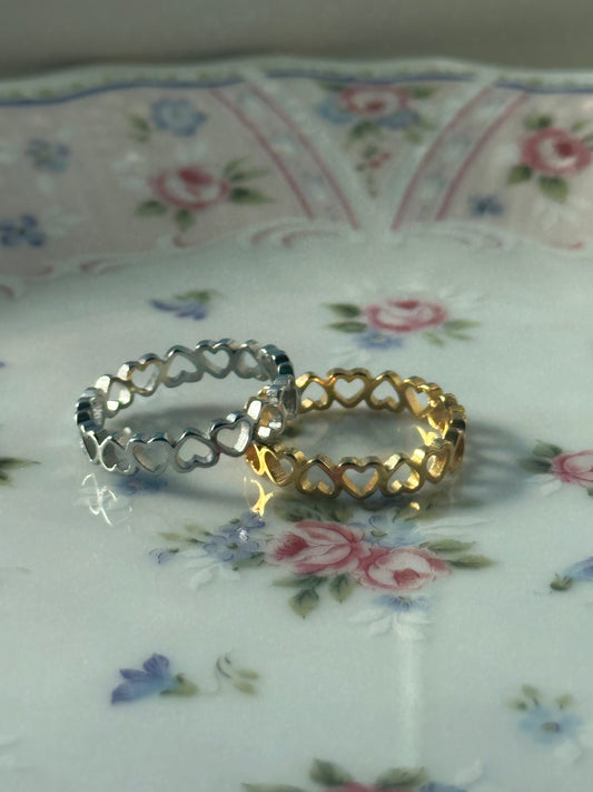 Heart Band Ring