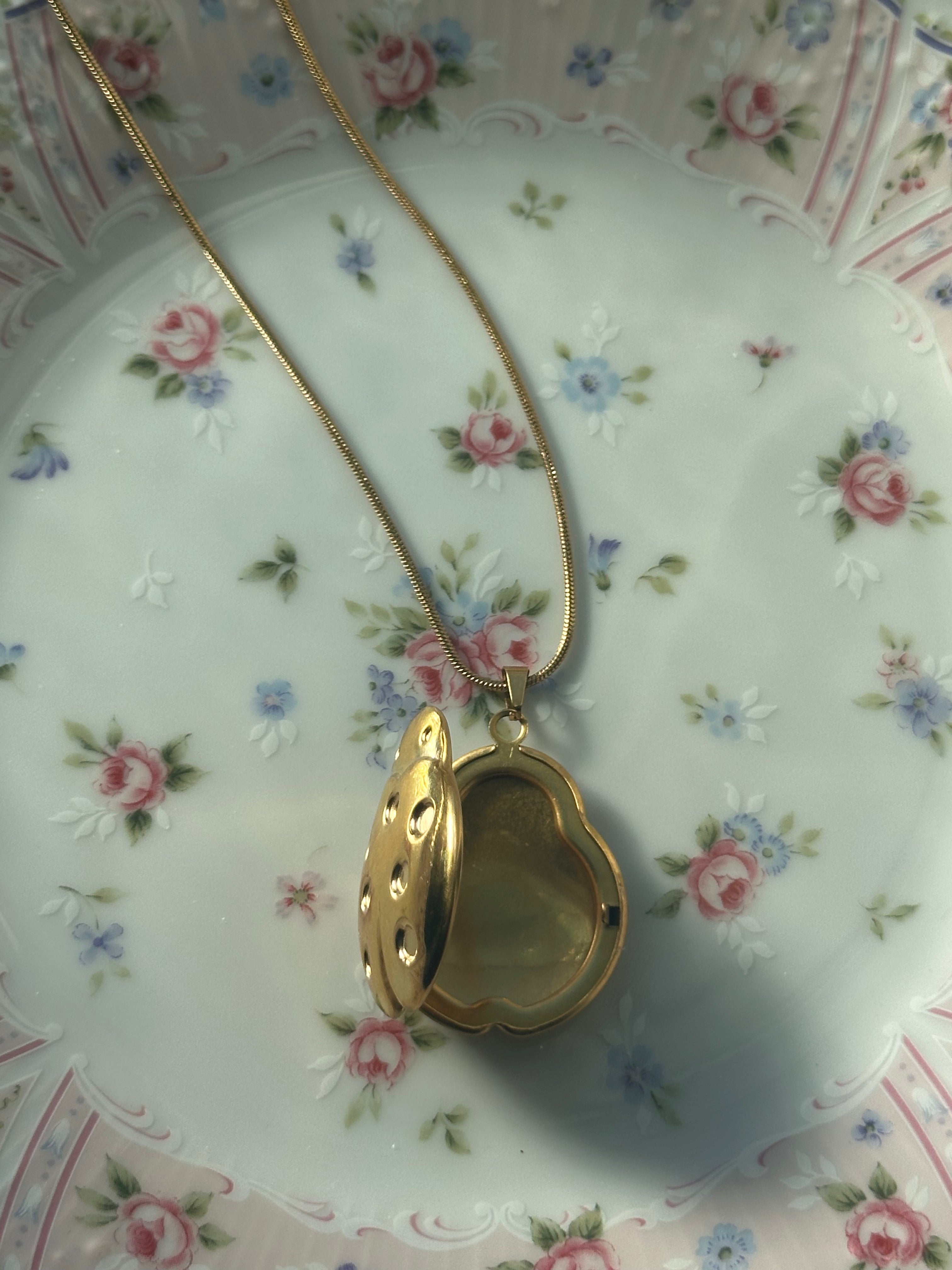 Love Bug Locket Necklace