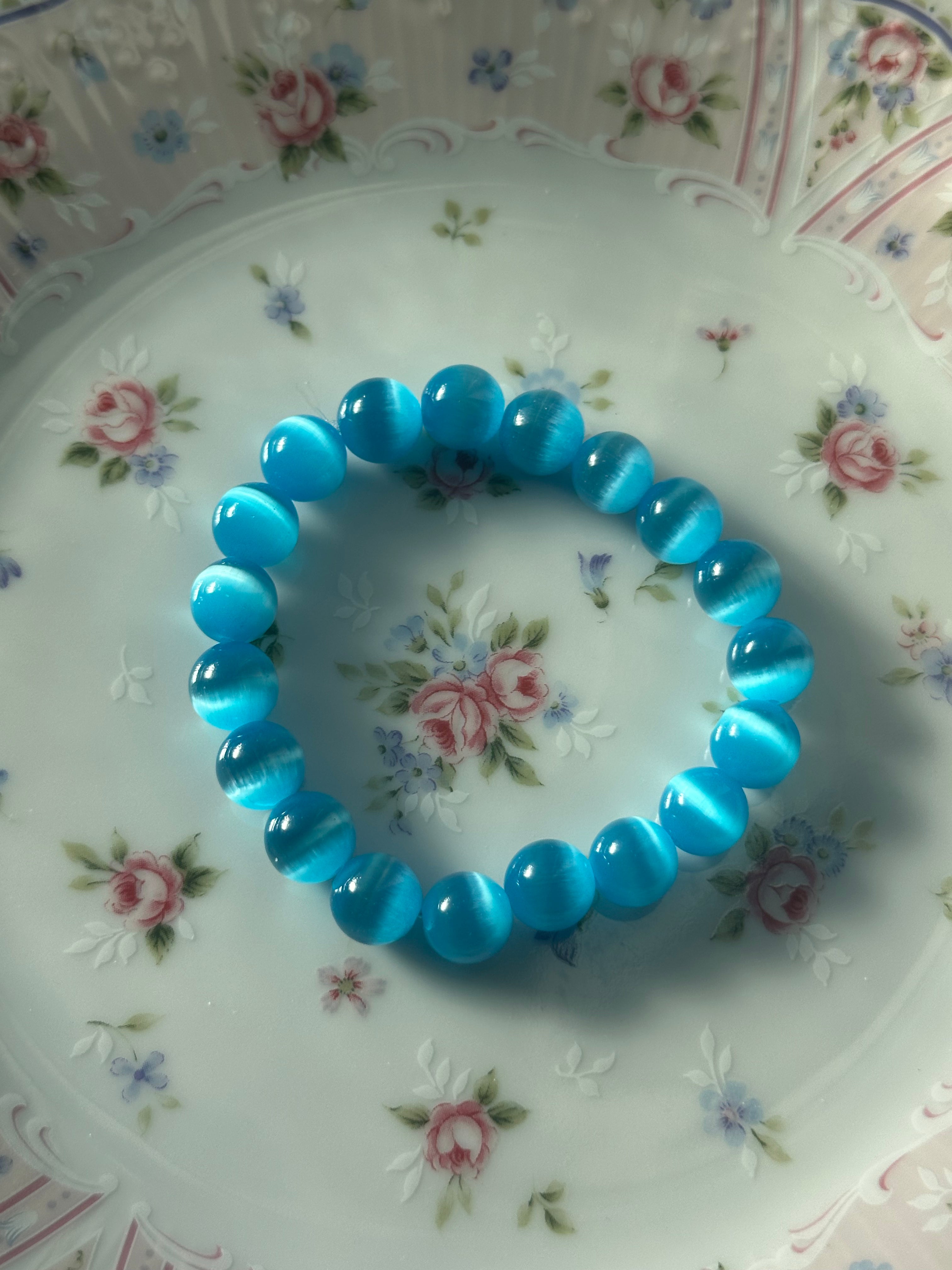 Cat-Eye Effect Bracelets (Colors in 10mm)