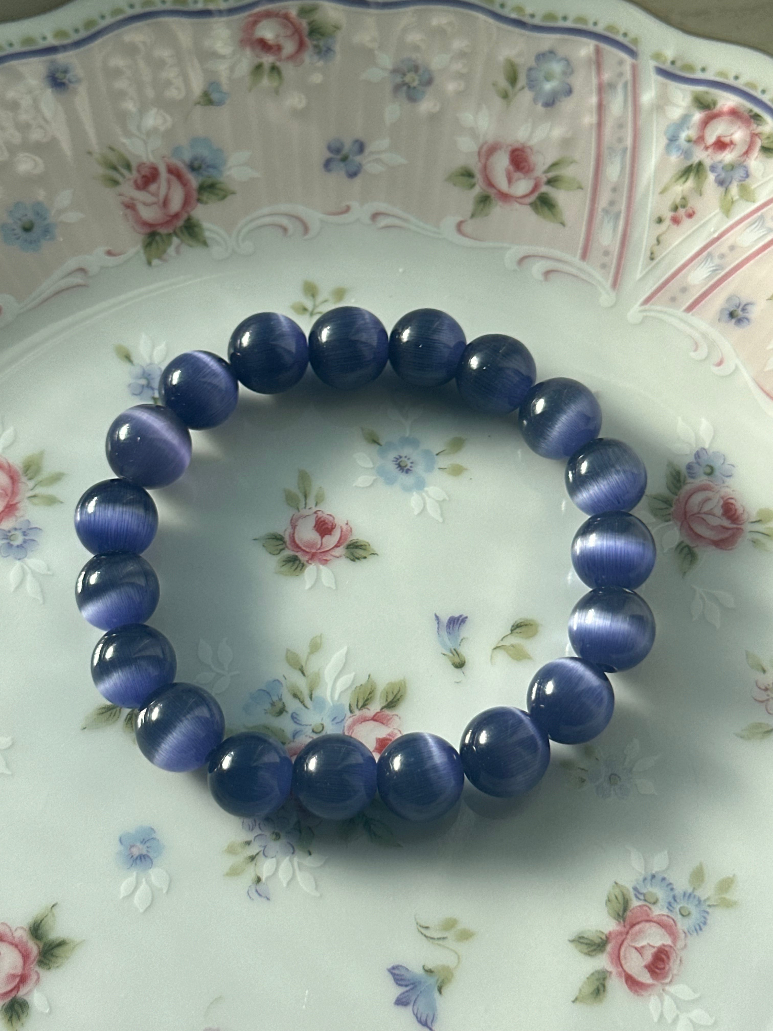 Cat-Eye Effect Bracelets (Colors in 10mm)