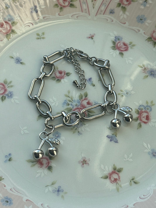 Cherry Love Charm Bracelet