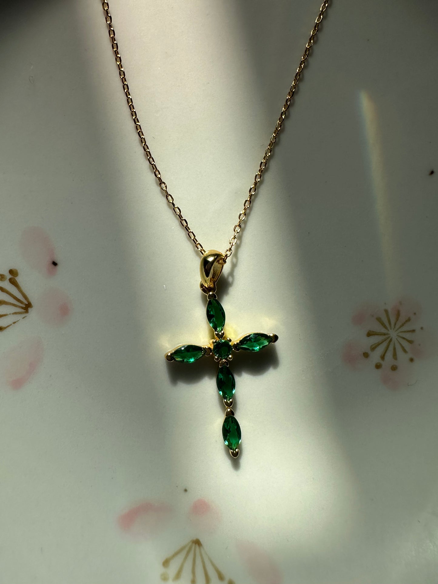 The Stained Glass Cross Necklace