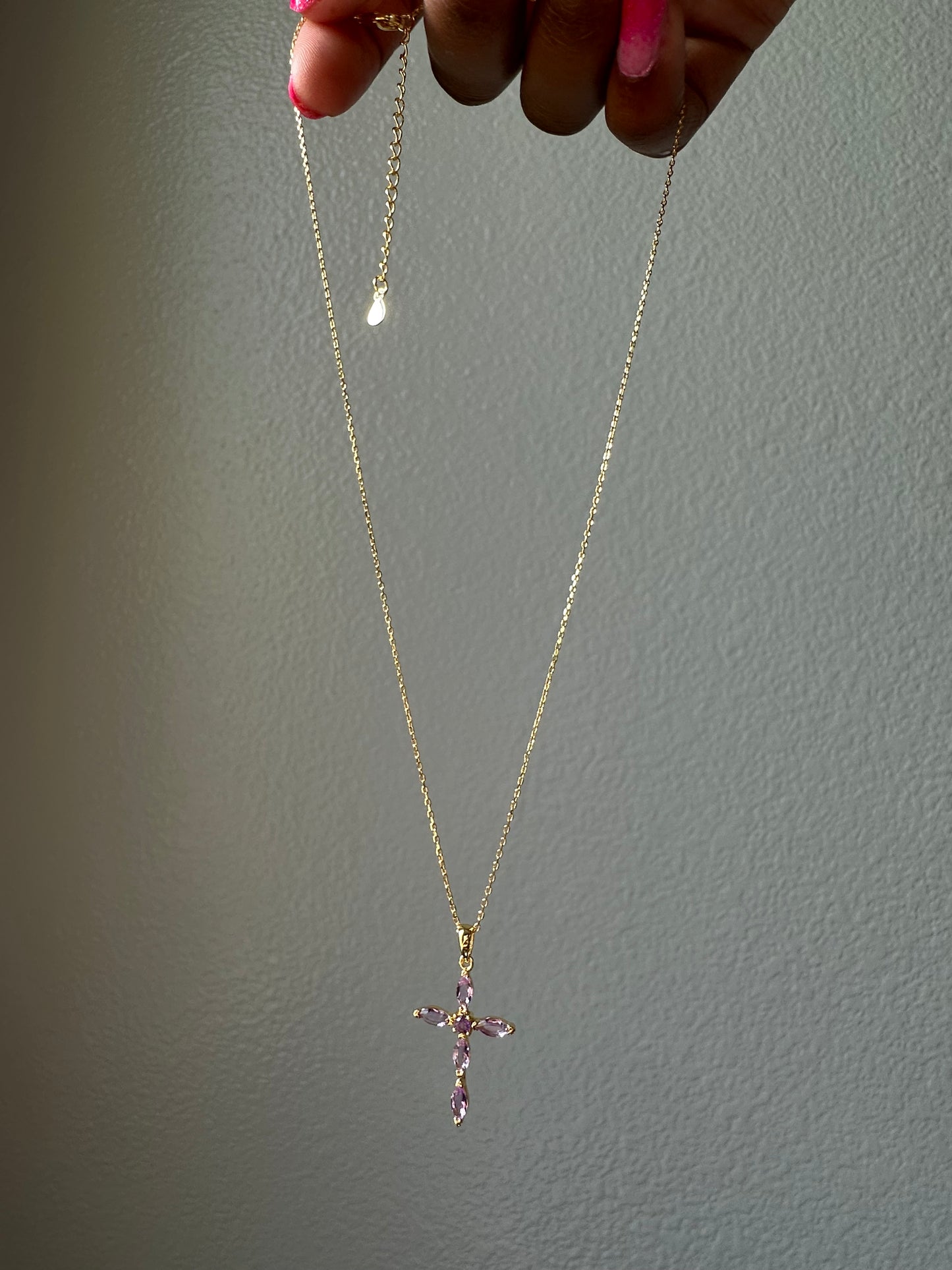 The Stained Glass Cross Necklace