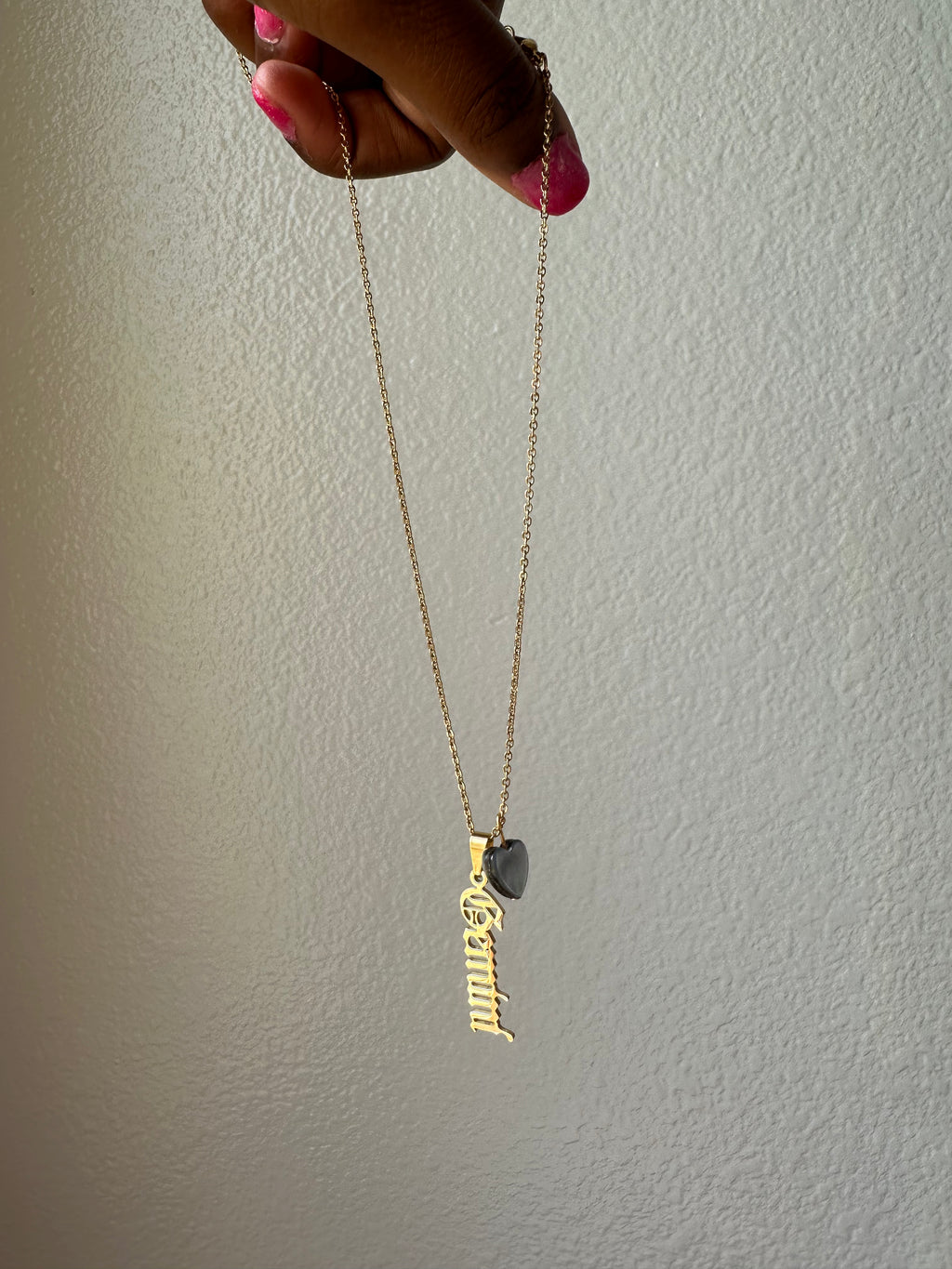 Custom Zodiac Shell Pendant Necklace