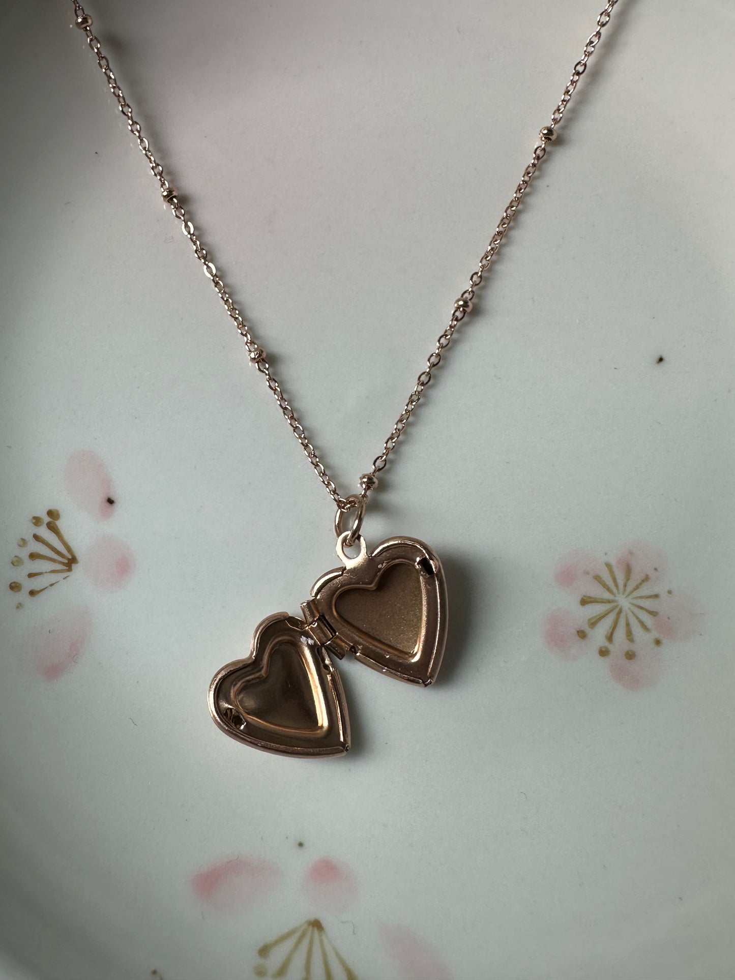 Heart On Lock Necklace