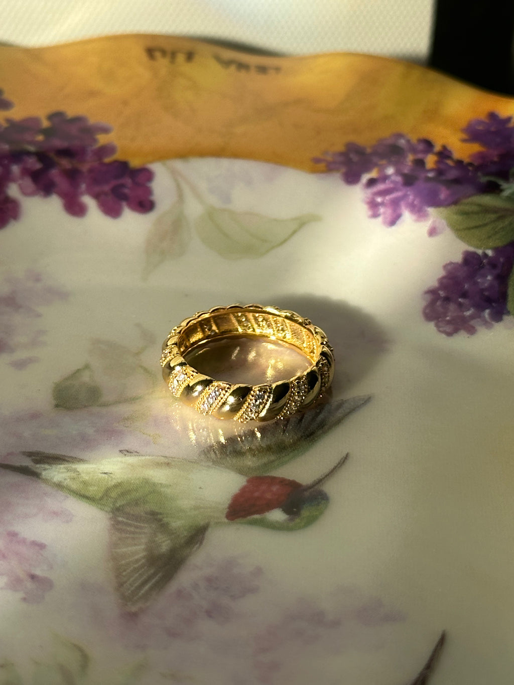 Baguette Style Sparkle Ring
