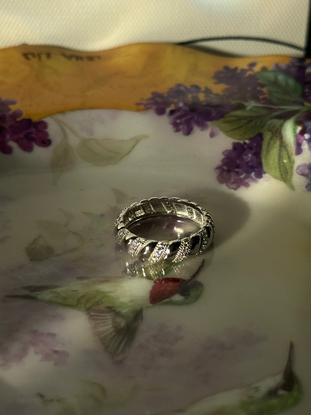 Baguette Style Sparkle Ring
