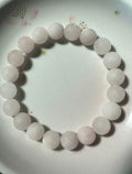 Matte Rose Quartz Gemstone Bracelet