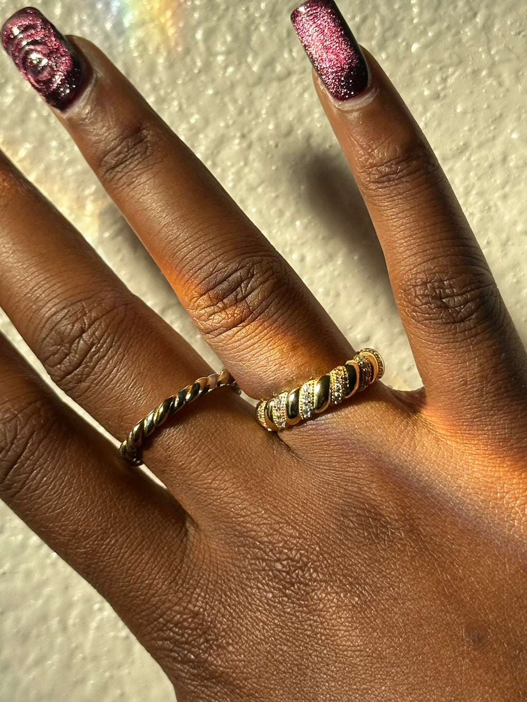 Baguette Style Sparkle Ring