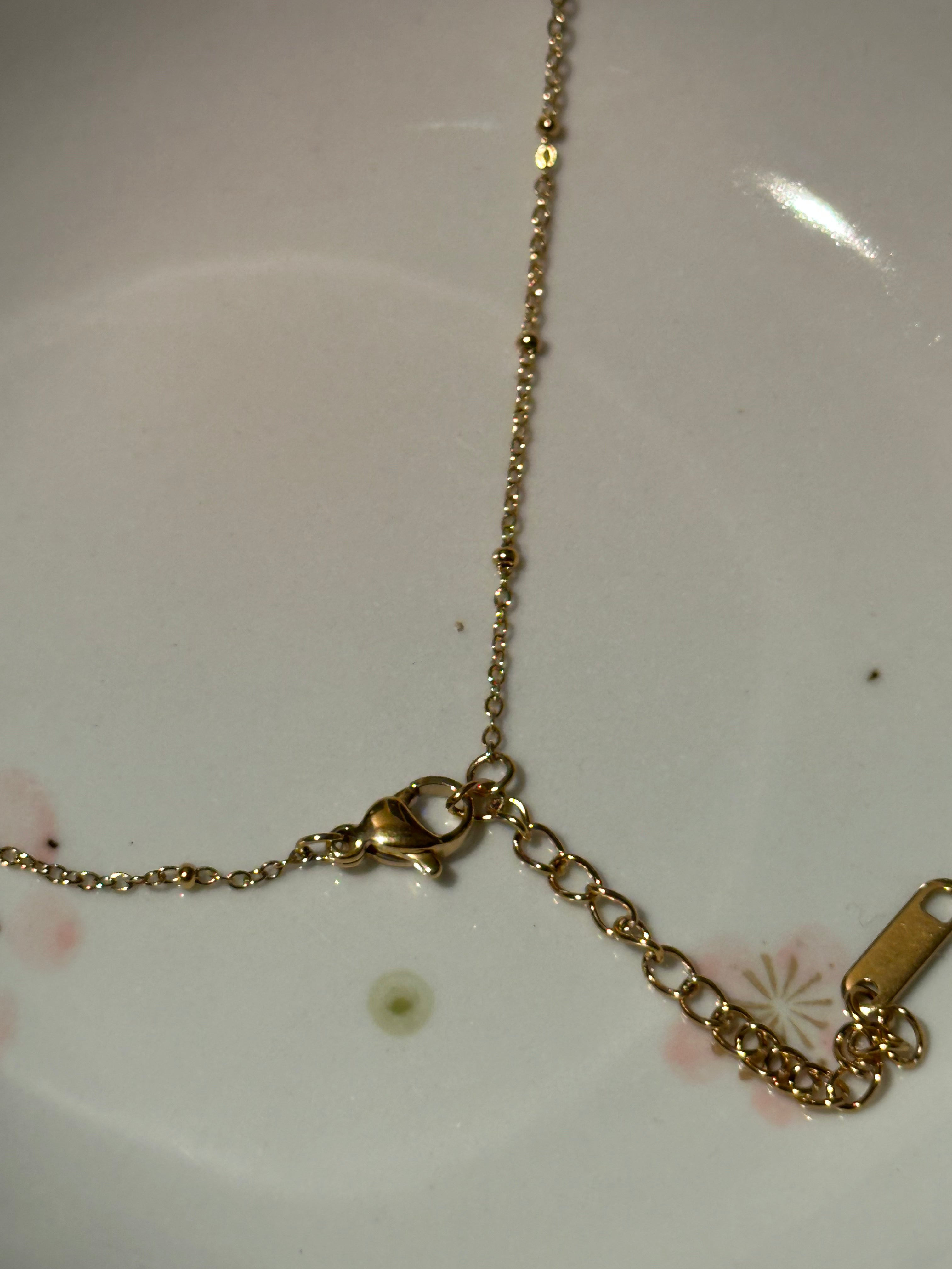 Oval Floral Locket Necklace