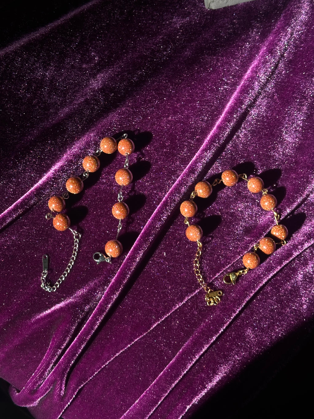 Cinnamon Spice Sandstone Gemstone Bracelet