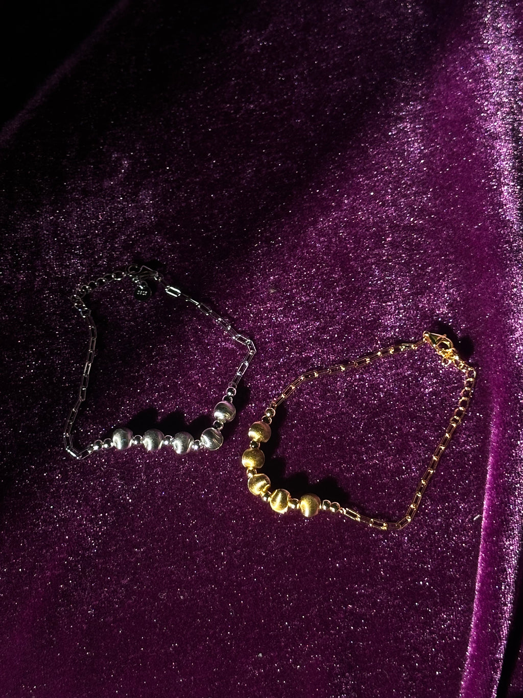 Sterling Ball and Chain Bracelet
